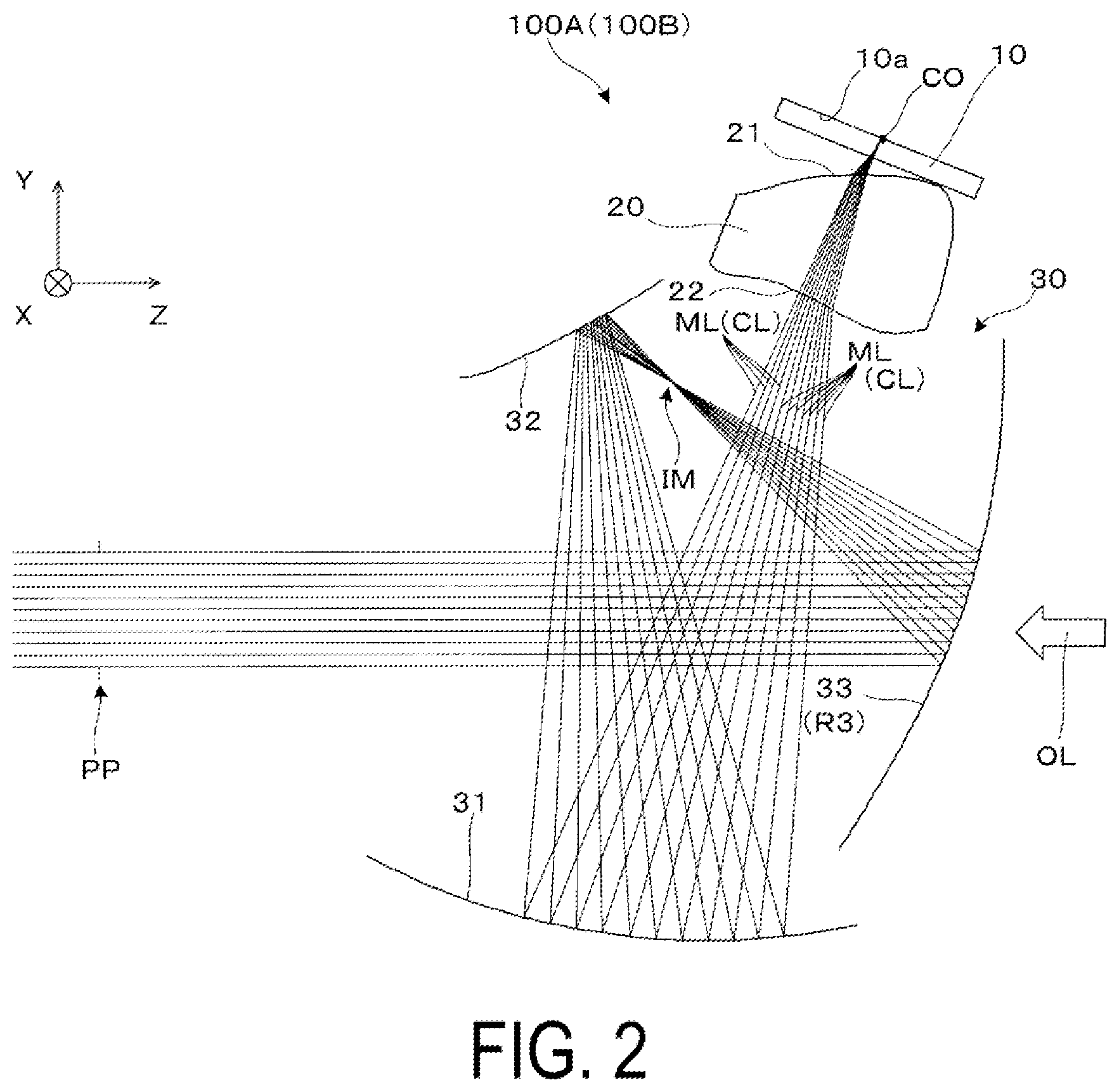 Patent US12345890 Figure 2 – Virtual image display device