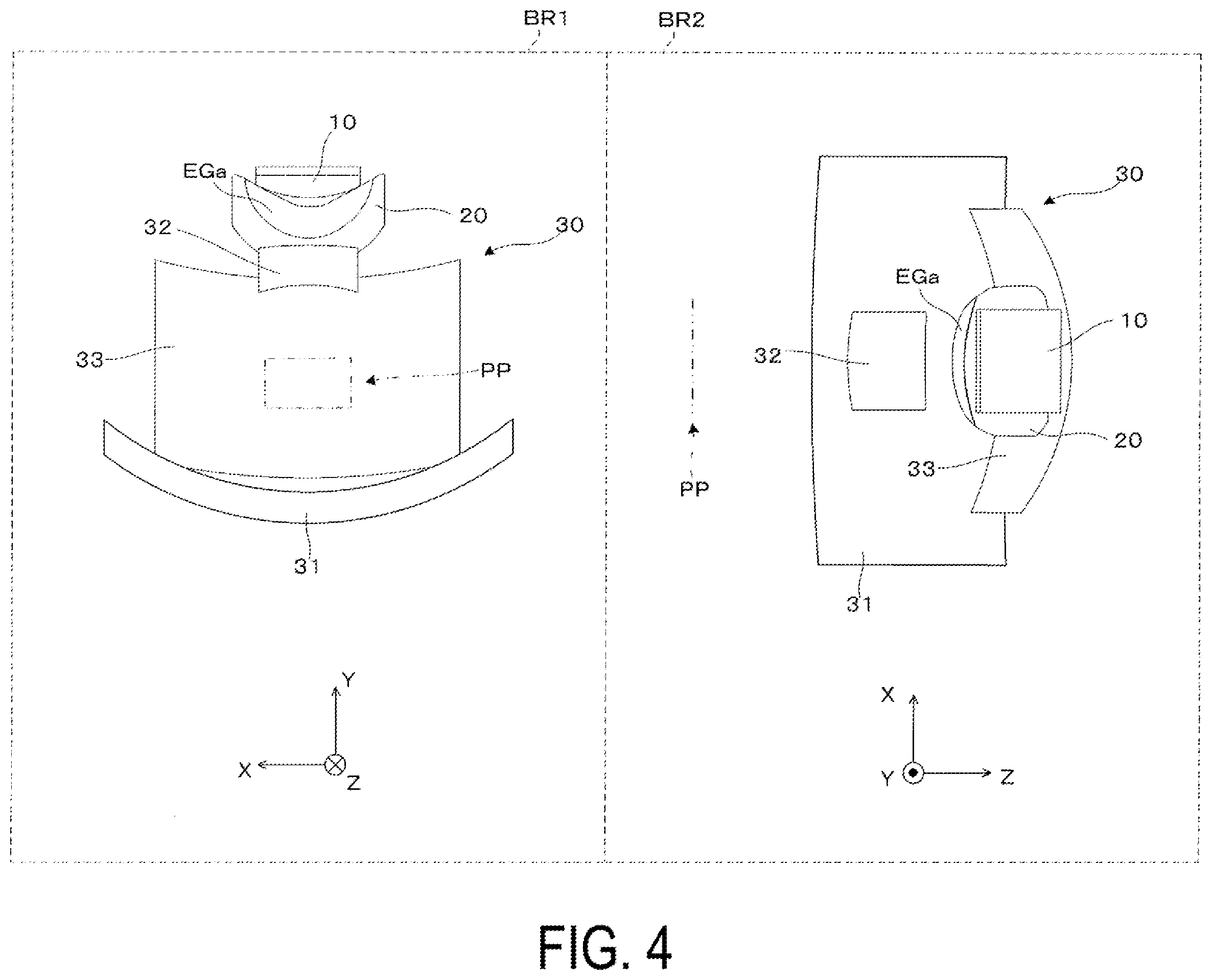Patent US12345890 Figure 4 – Virtual image display device