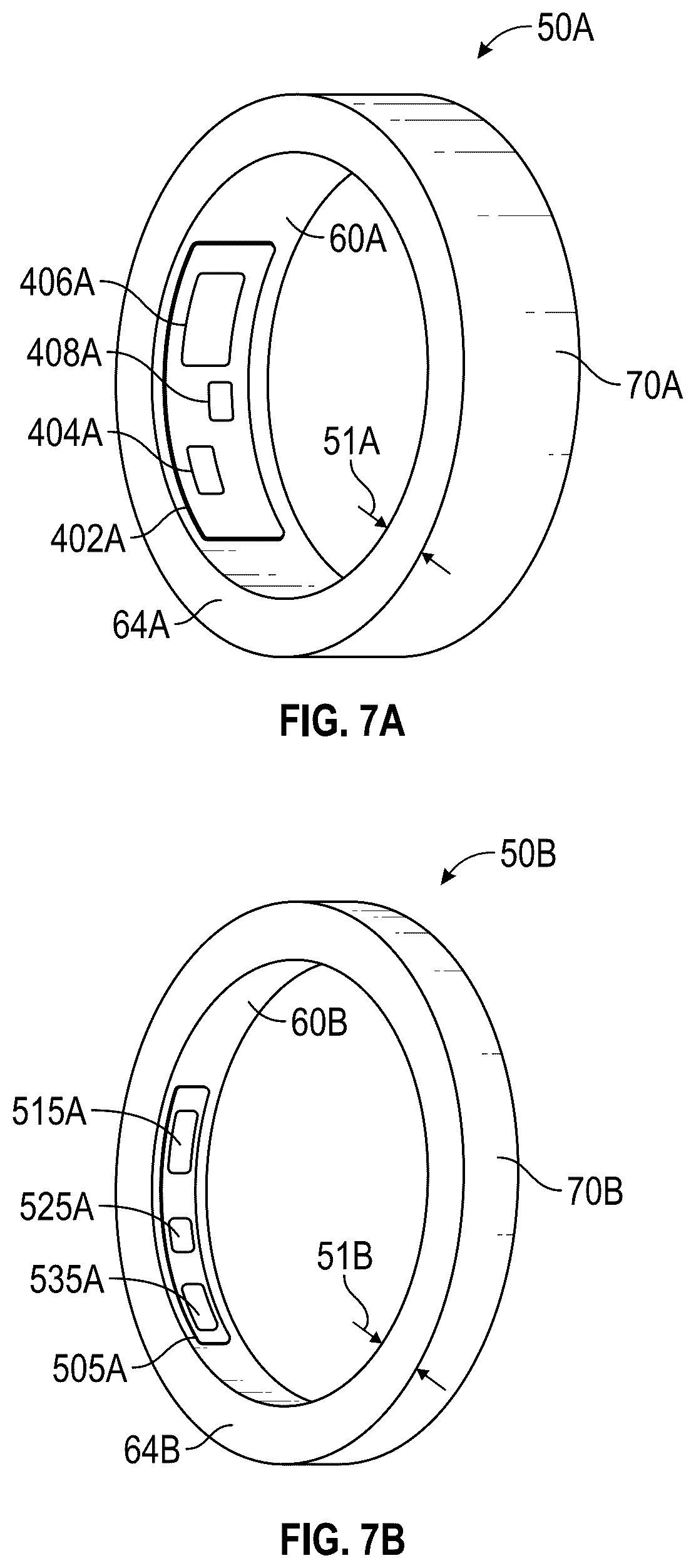 Patent US12345894 Figure 11 – Ring-mounted flexible circuit remote control