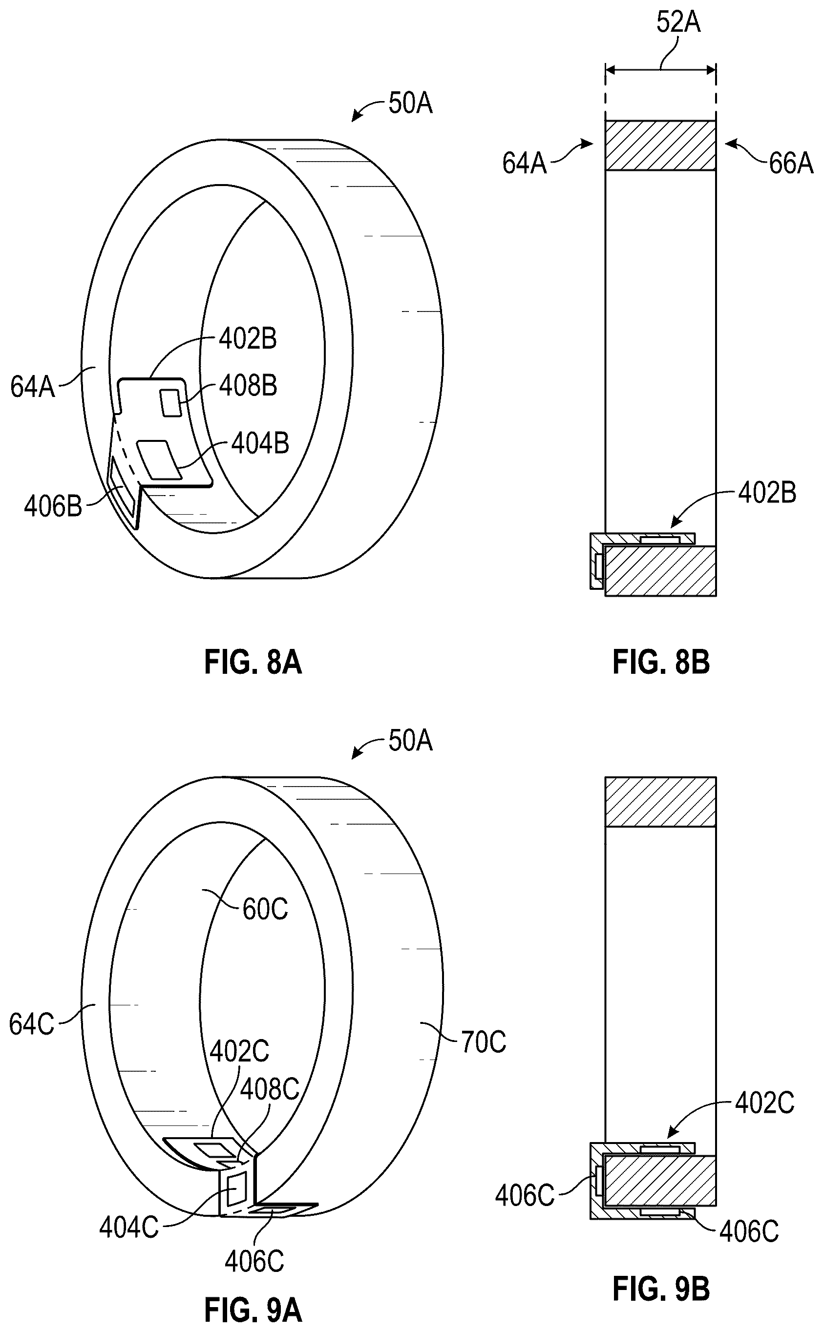 Patent US12345894 Figure 12 – Ring-mounted flexible circuit remote control
