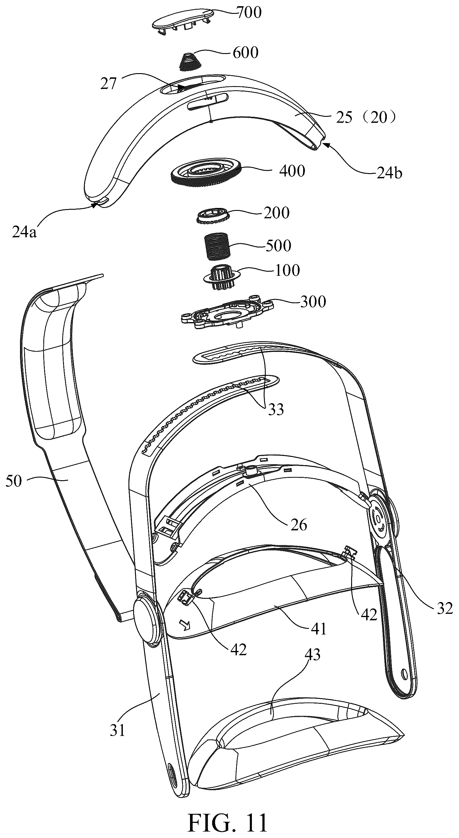 Patent US12345895 Figure 10 – Virtual reality (VR) strap system and VR apparatus