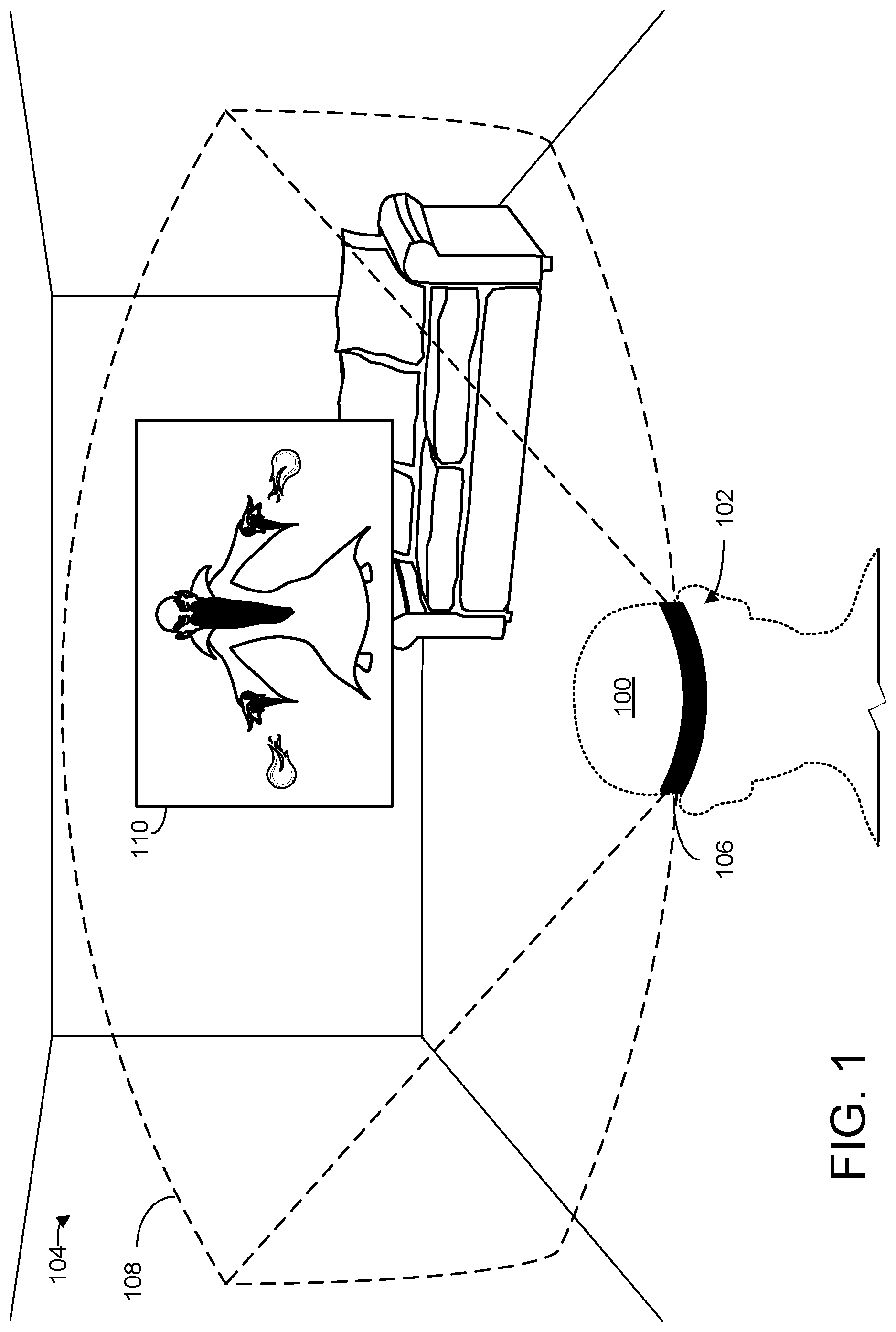 Patent US12345896 — Head-mounted display alignment assessment — Figure 1