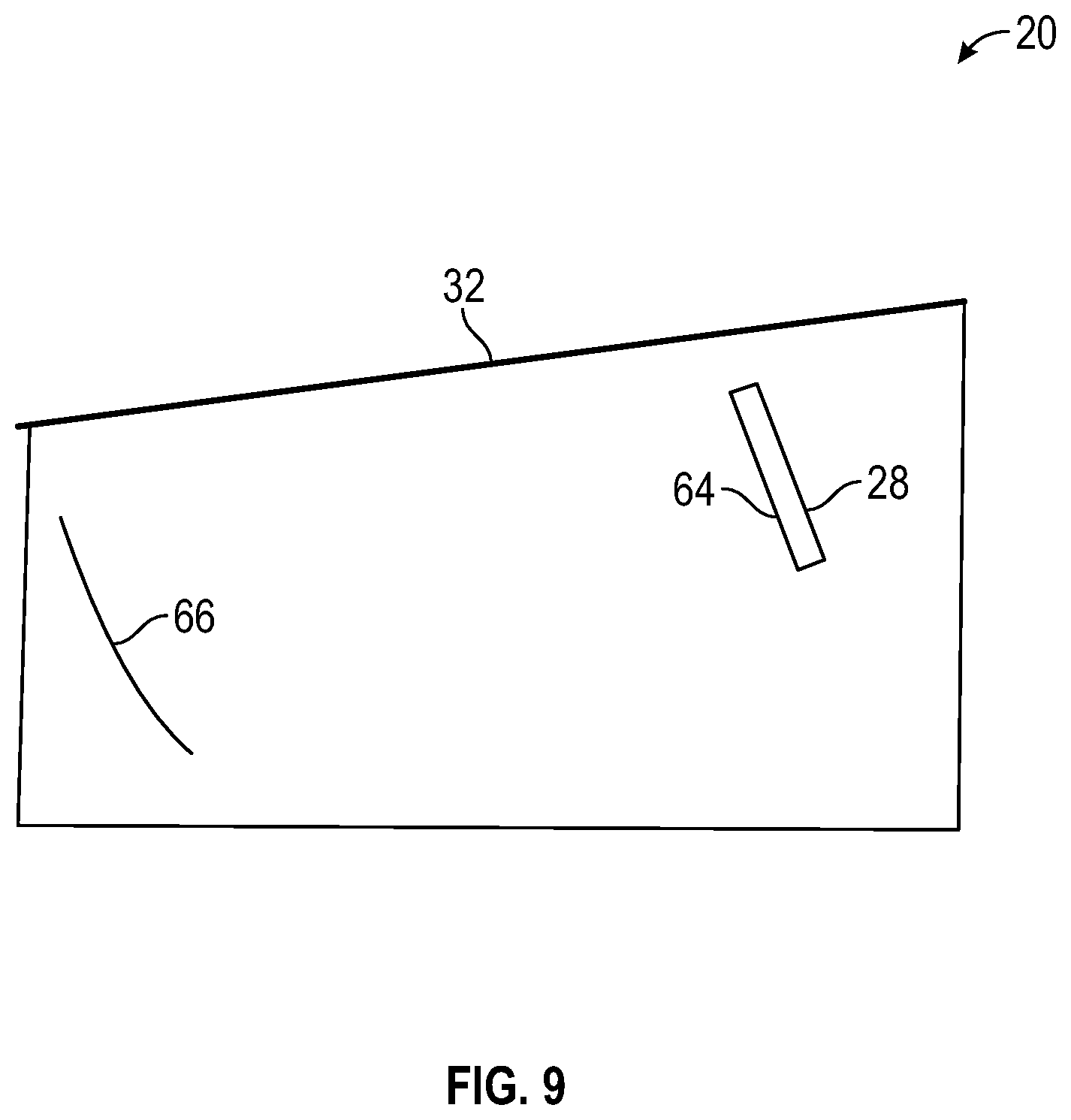 Patent US12345897 Figure 8 – Glare mitigation module for a head-up display system