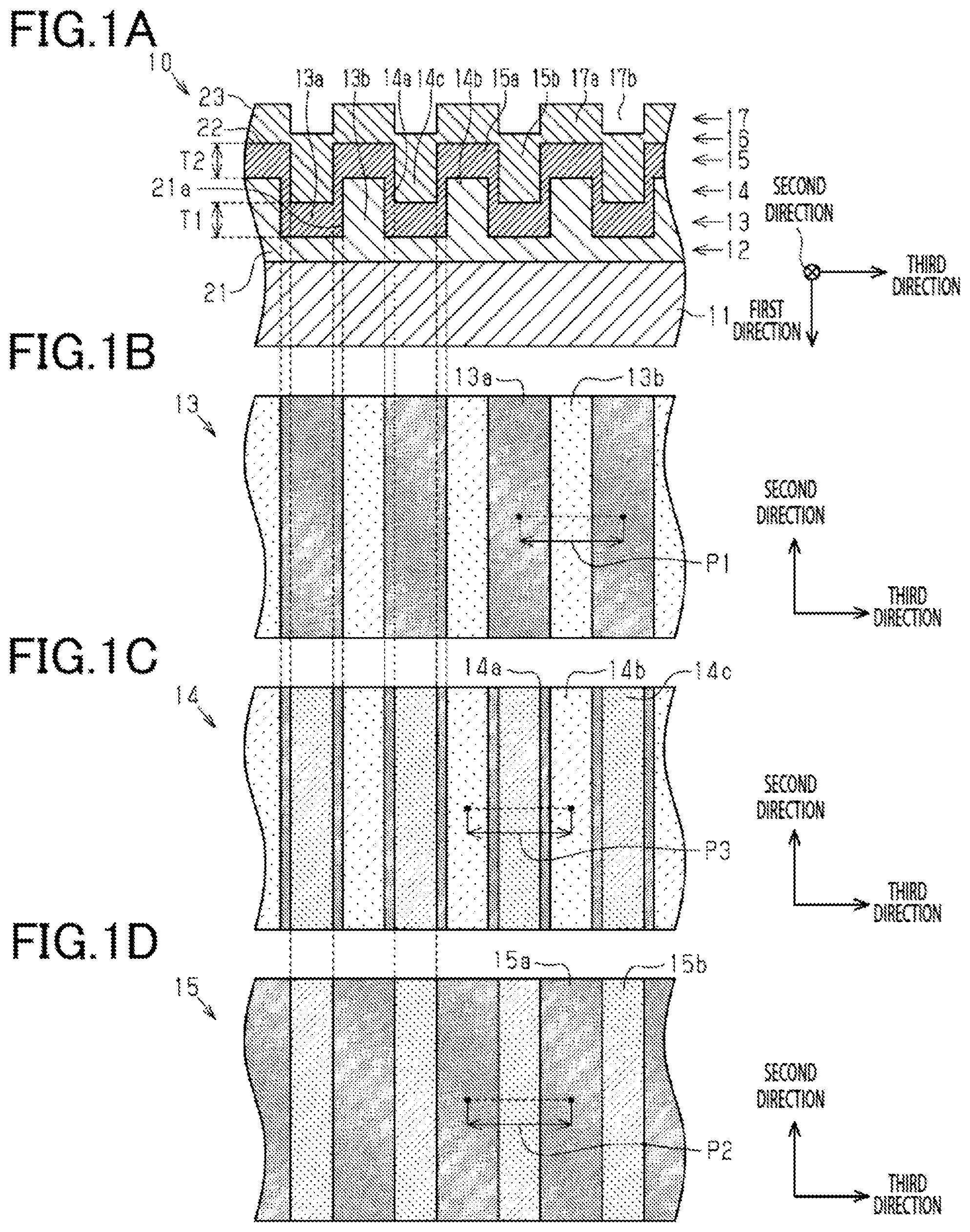 Patent US12345902 Figure 1 – Optical device and method of producing optical device
