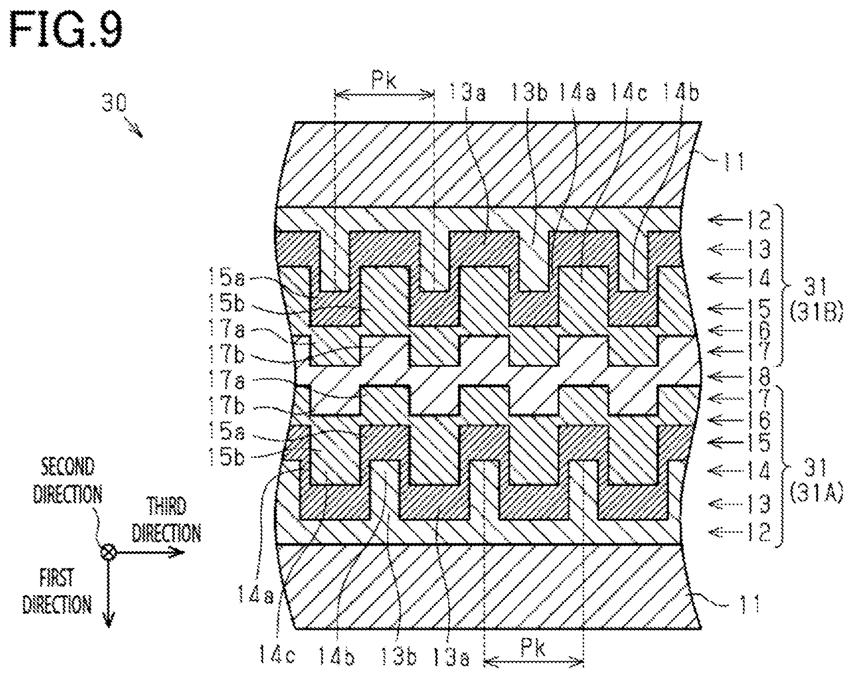 Patent US12345902 Figure 5 – Optical device and method of producing optical device