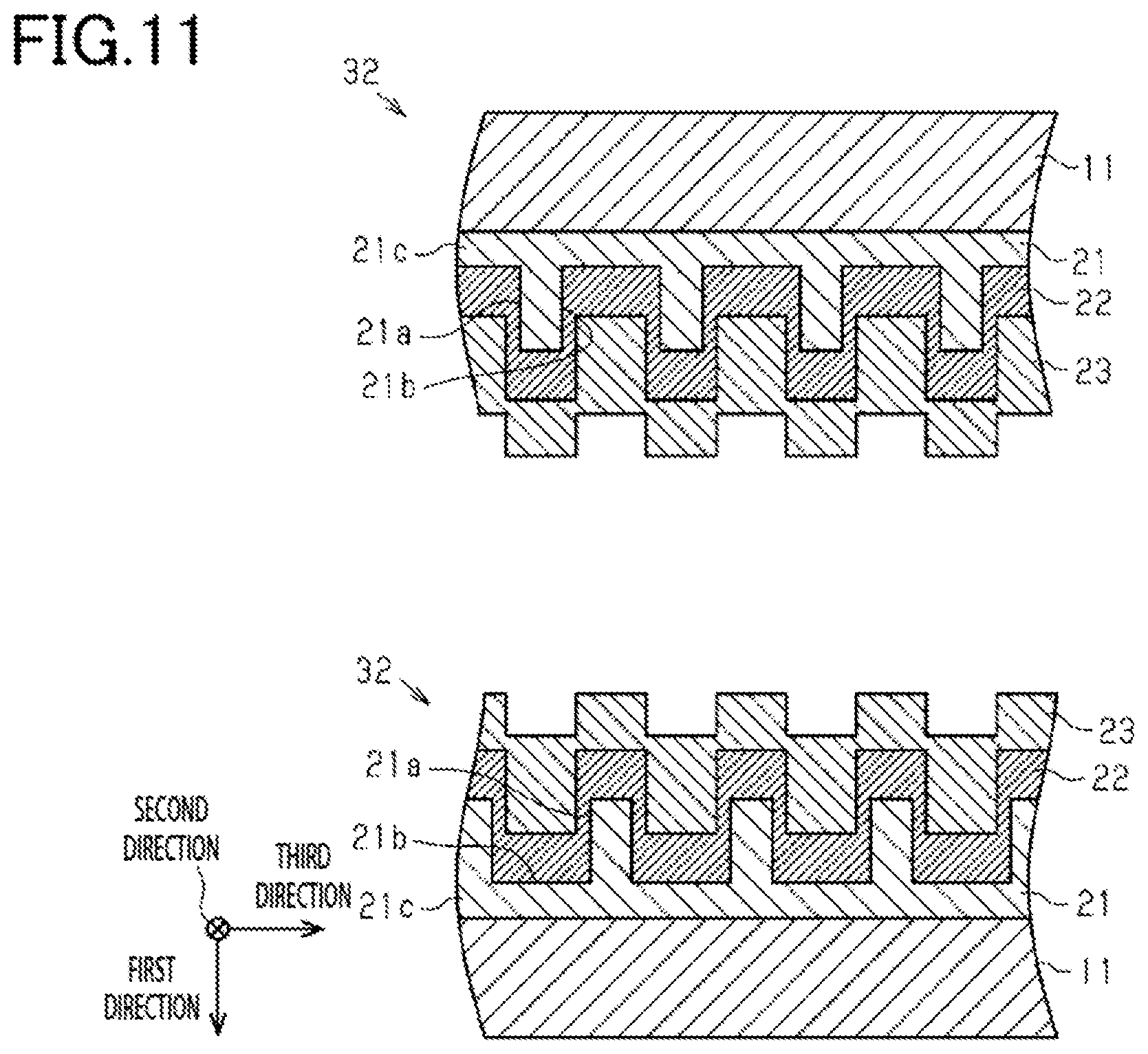 Patent US12345902 Figure 7 – Optical device and method of producing optical device