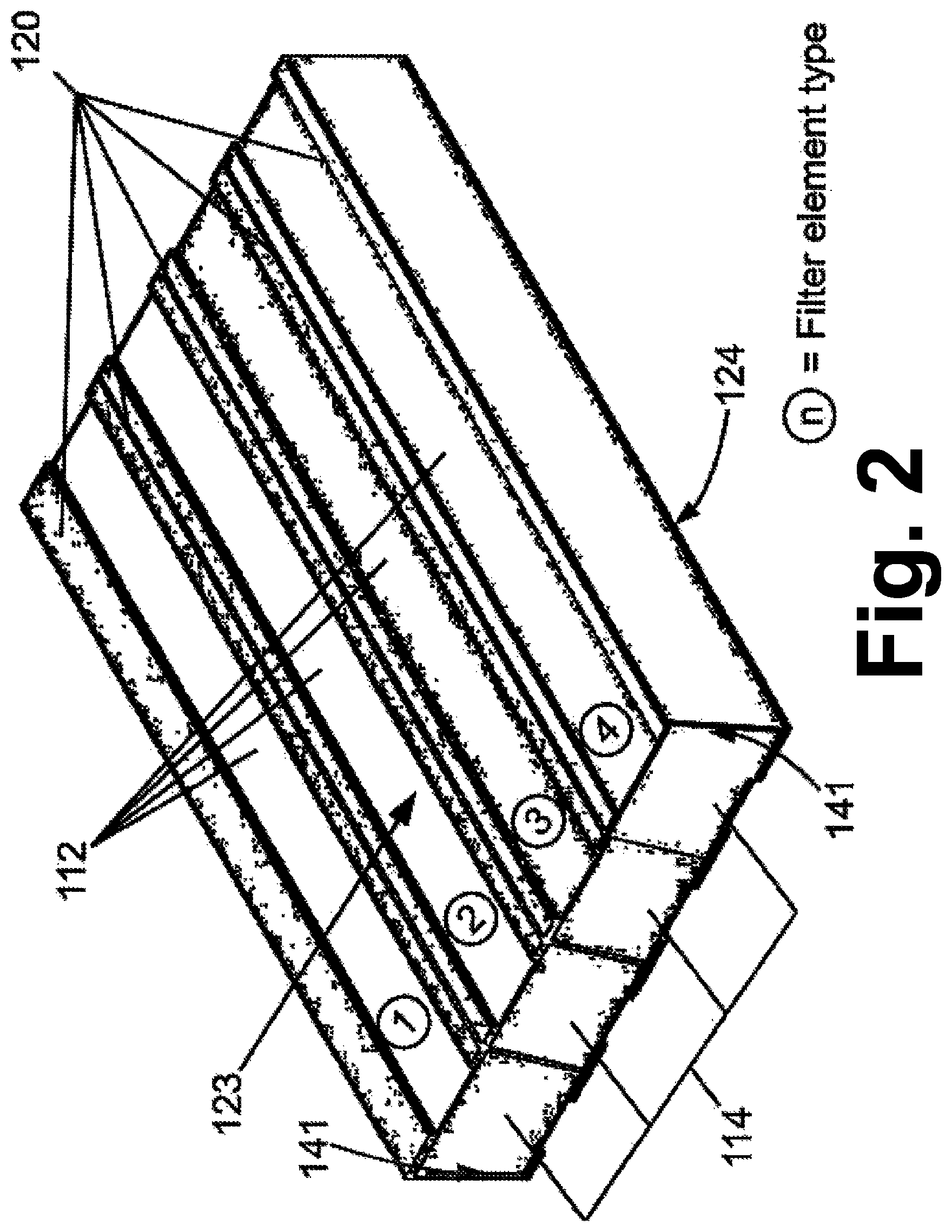 Patent US12345903 Figure 2 – Photo resist as opaque aperture mask on multispectral filter arrays