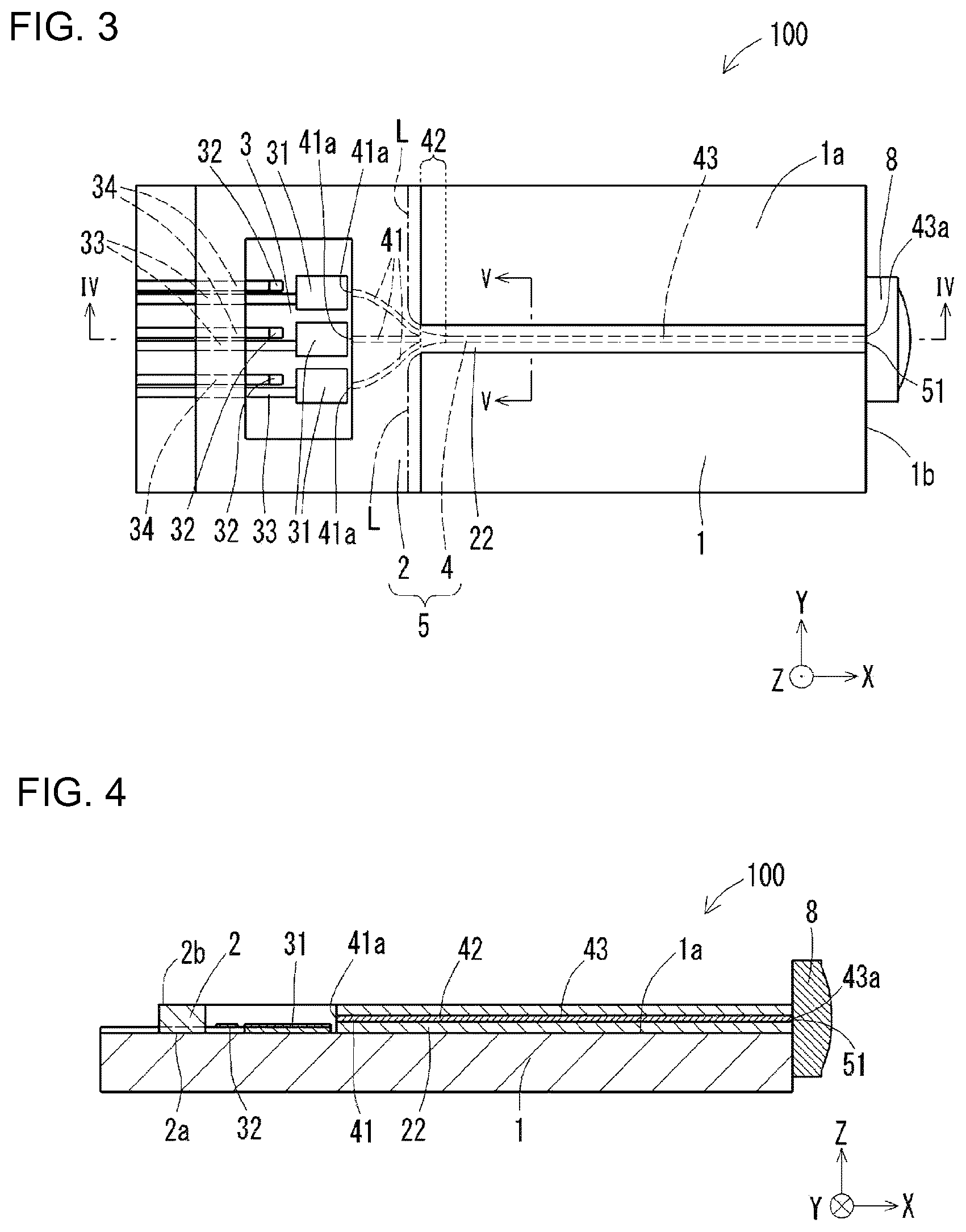 Patent US12345913 Figure 3 – Optical waveguide package and light source module