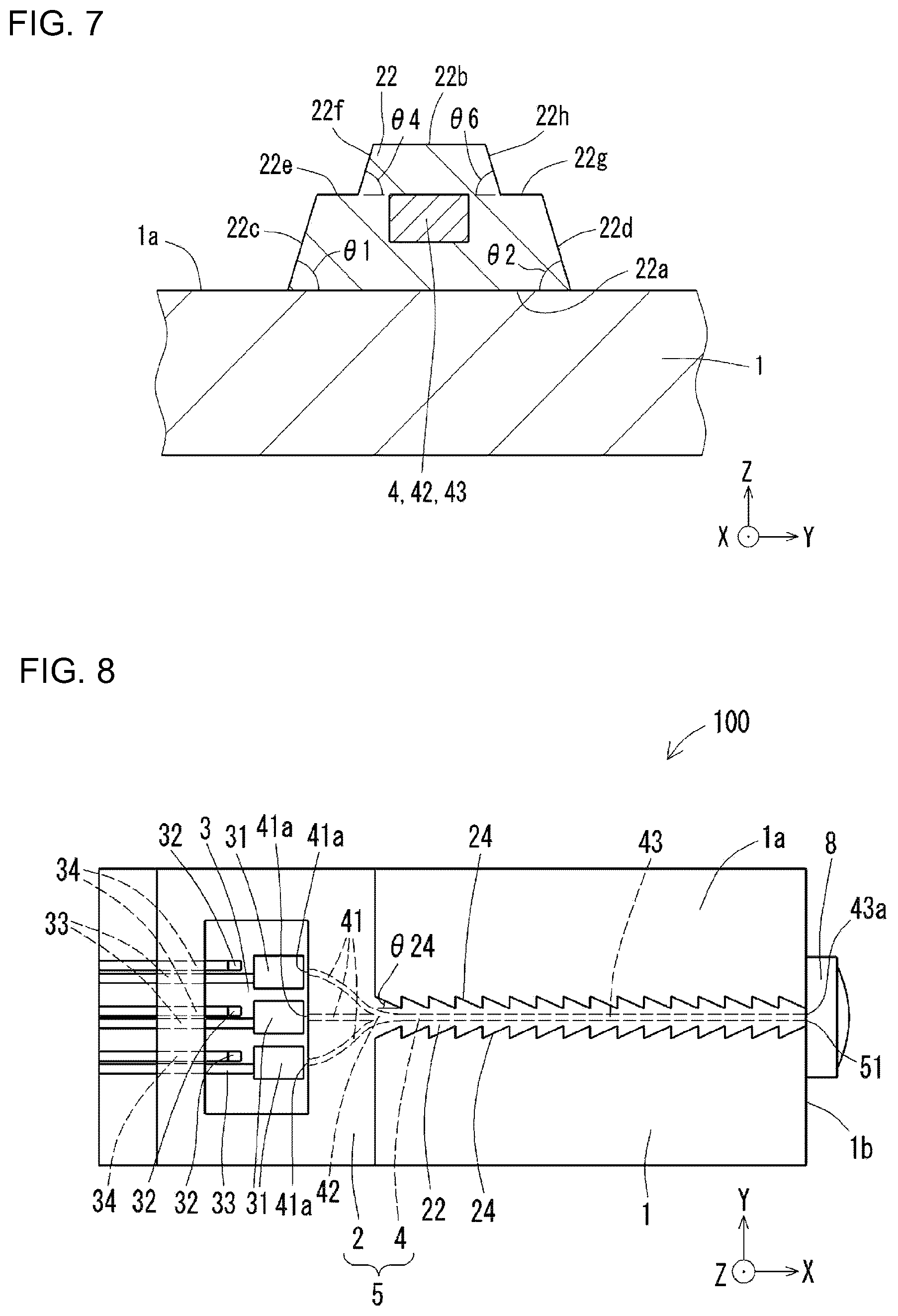 Patent US12345913 Figure 5 – Optical waveguide package and light source module