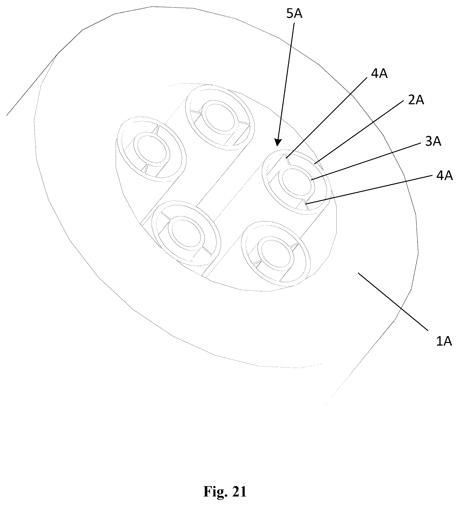 Patent US12345914 Figure 8 – Hollow-core microstructure optical fiber preform, optical fiber and method for manufacturing thereof
