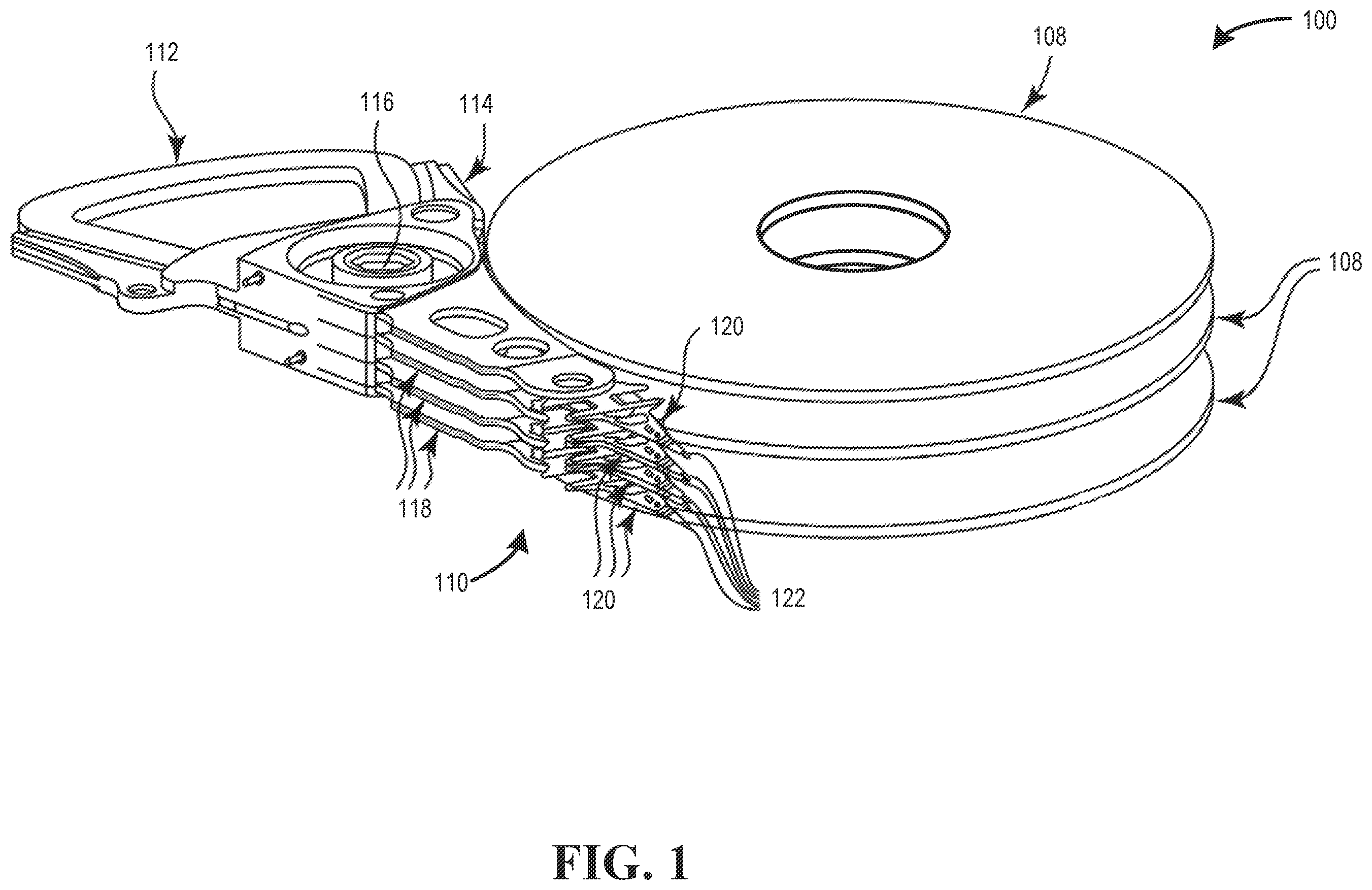 Patent US12345915 Figure 1 – Heterogeneous integration of active layers on a heat-assisted magnetic recording slider