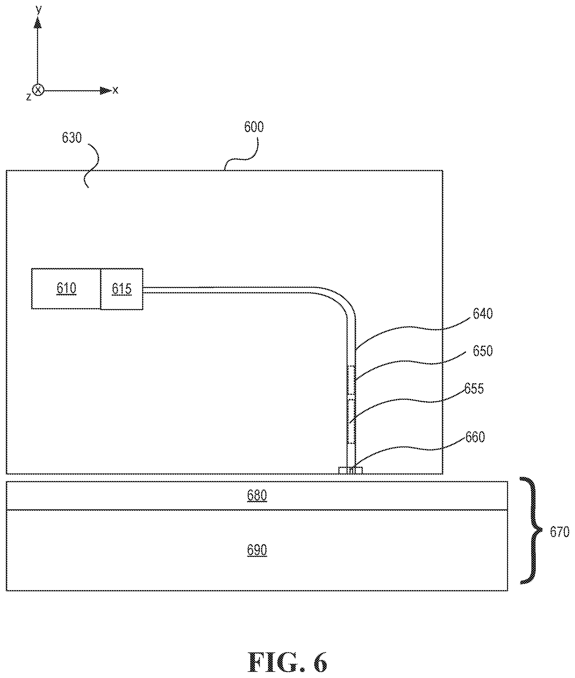 Patent US12345915 Figure 6 – Heterogeneous integration of active layers on a heat-assisted magnetic recording slider