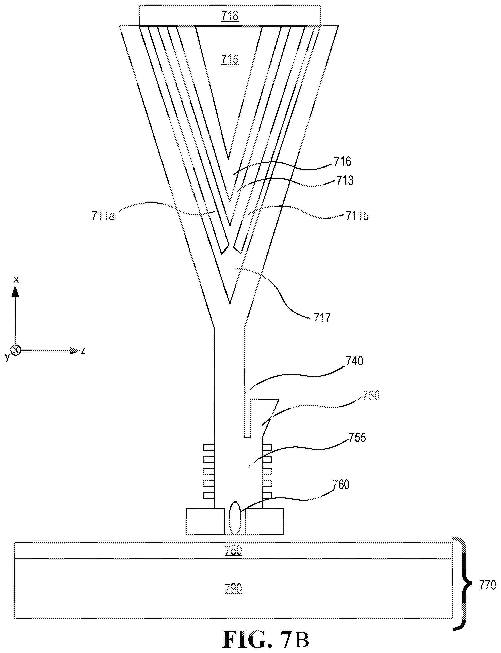 Patent US12345915 Figure 8 – Heterogeneous integration of active layers on a heat-assisted magnetic recording slider