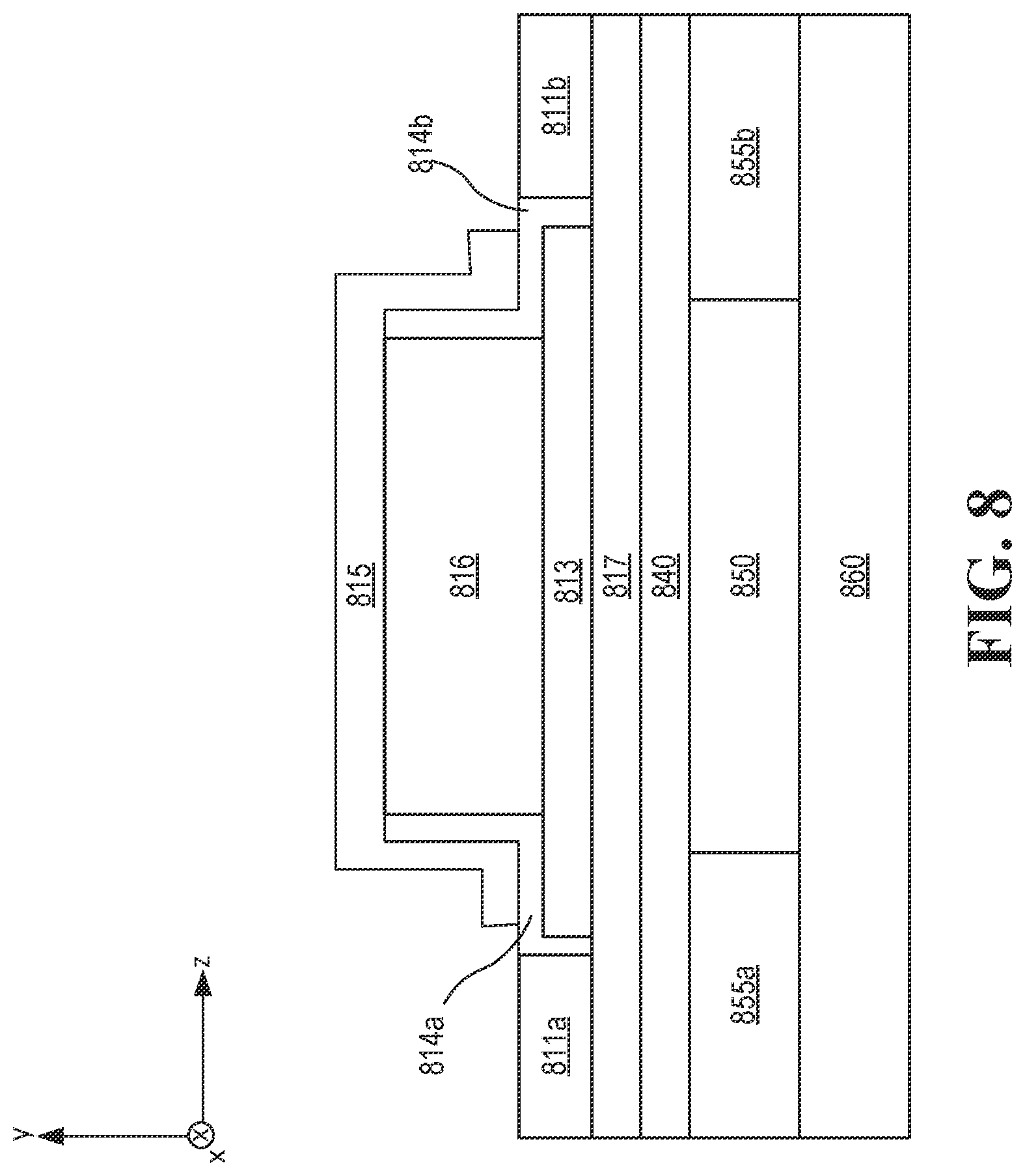Patent US12345915 Figure 9 – Heterogeneous integration of active layers on a heat-assisted magnetic recording slider