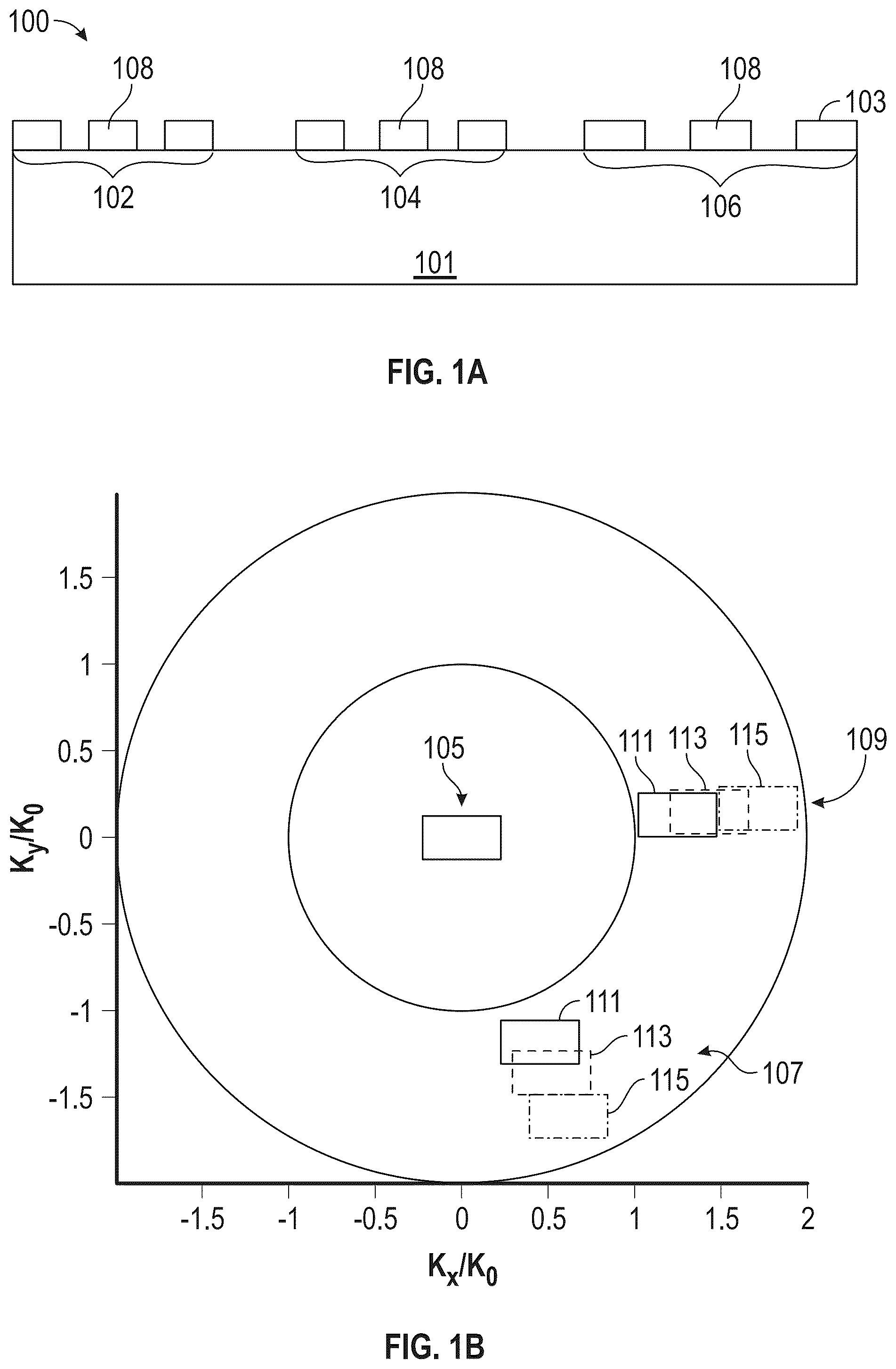 Patent US12345918 Figure 1 – Slab waveguide layer for enhanced near-eye-display surface relief grating lightguide