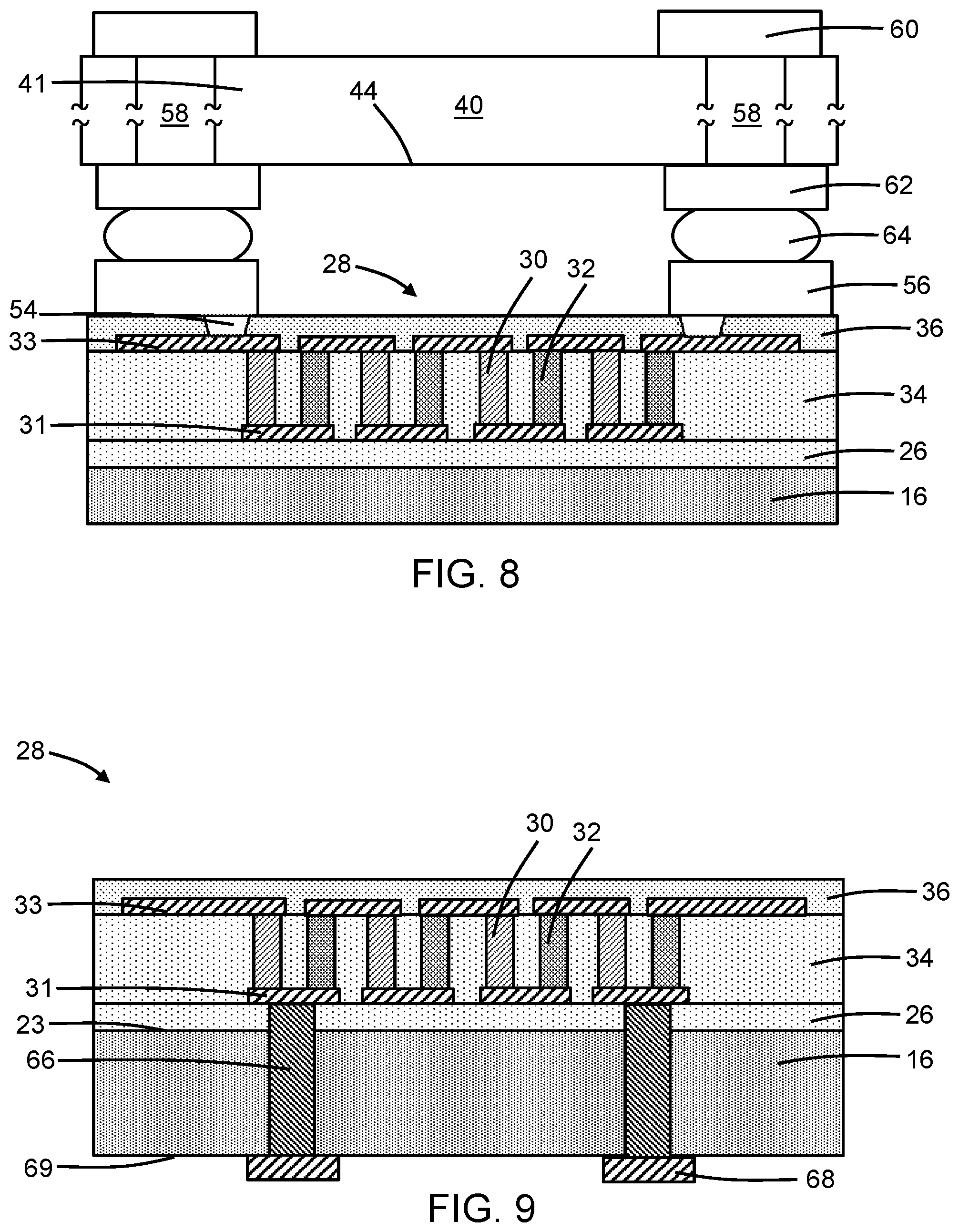 Patent US12345919 Figure 5 – Photonics chips with thermal management for a cavity-mounted chip