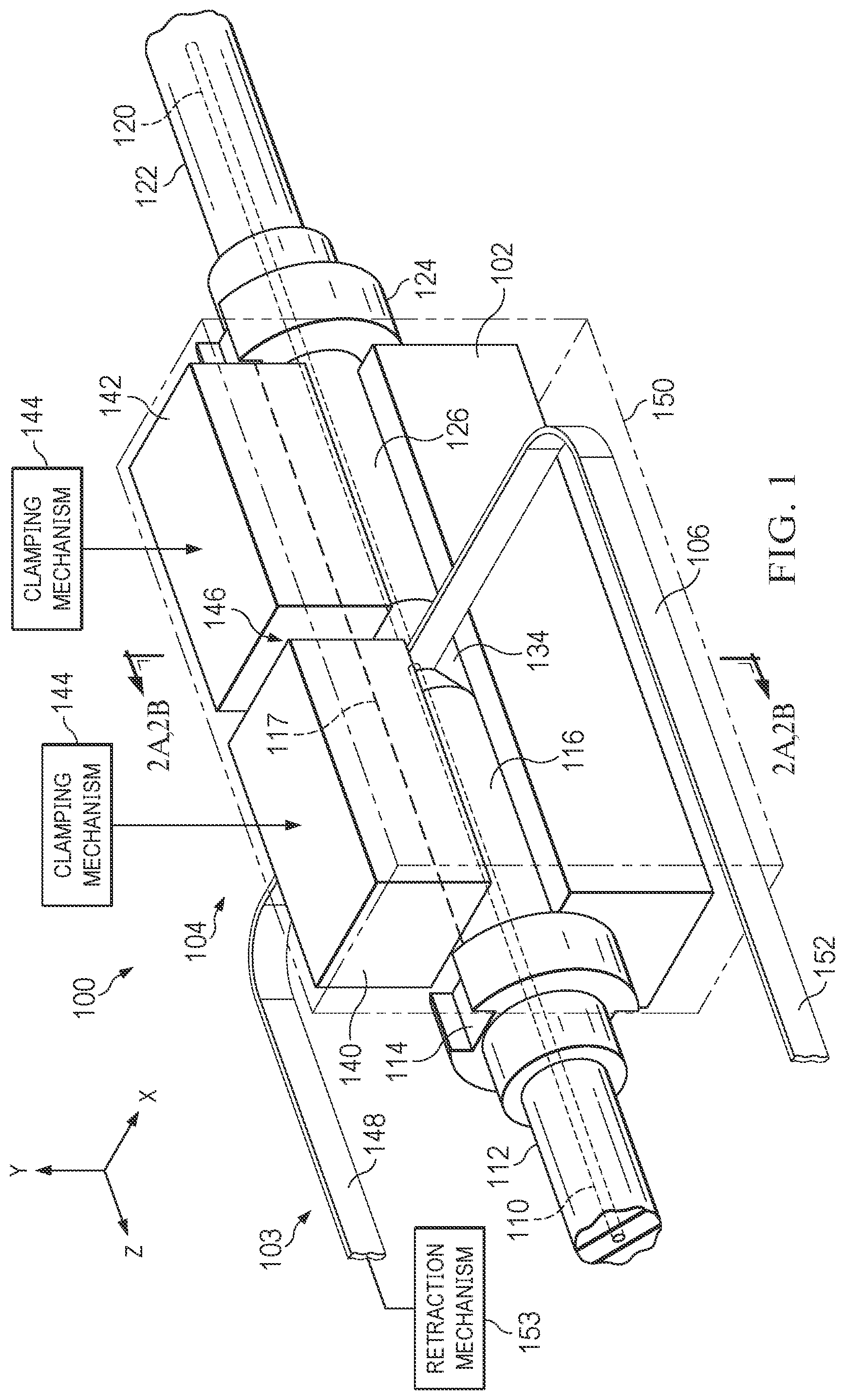 Patent US12345924 Figure 1 – Systems and methods for optical fiber alignment