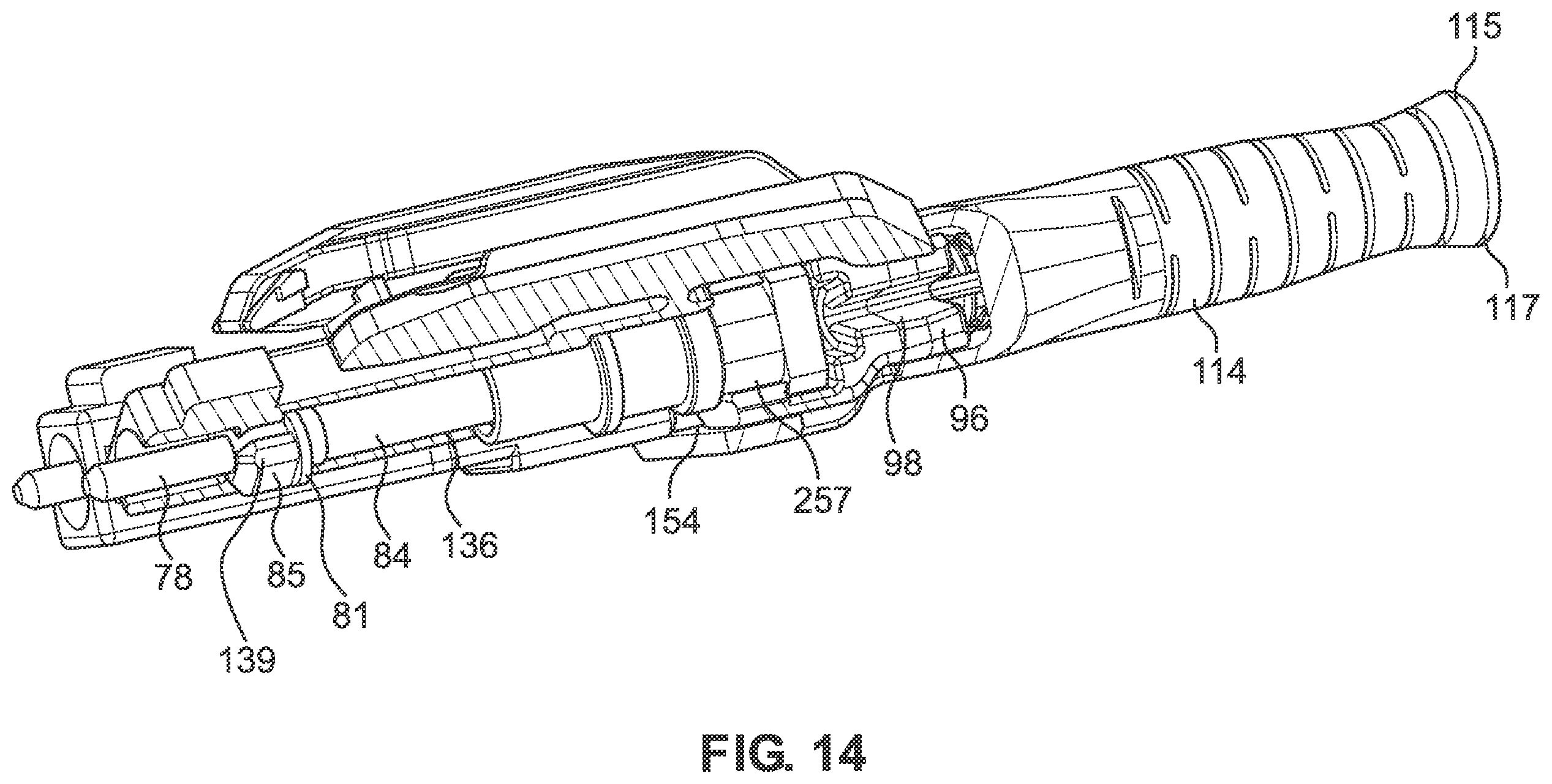 Patent US12345925 Figure 13 – Telecommunications connector with latch release mechanism