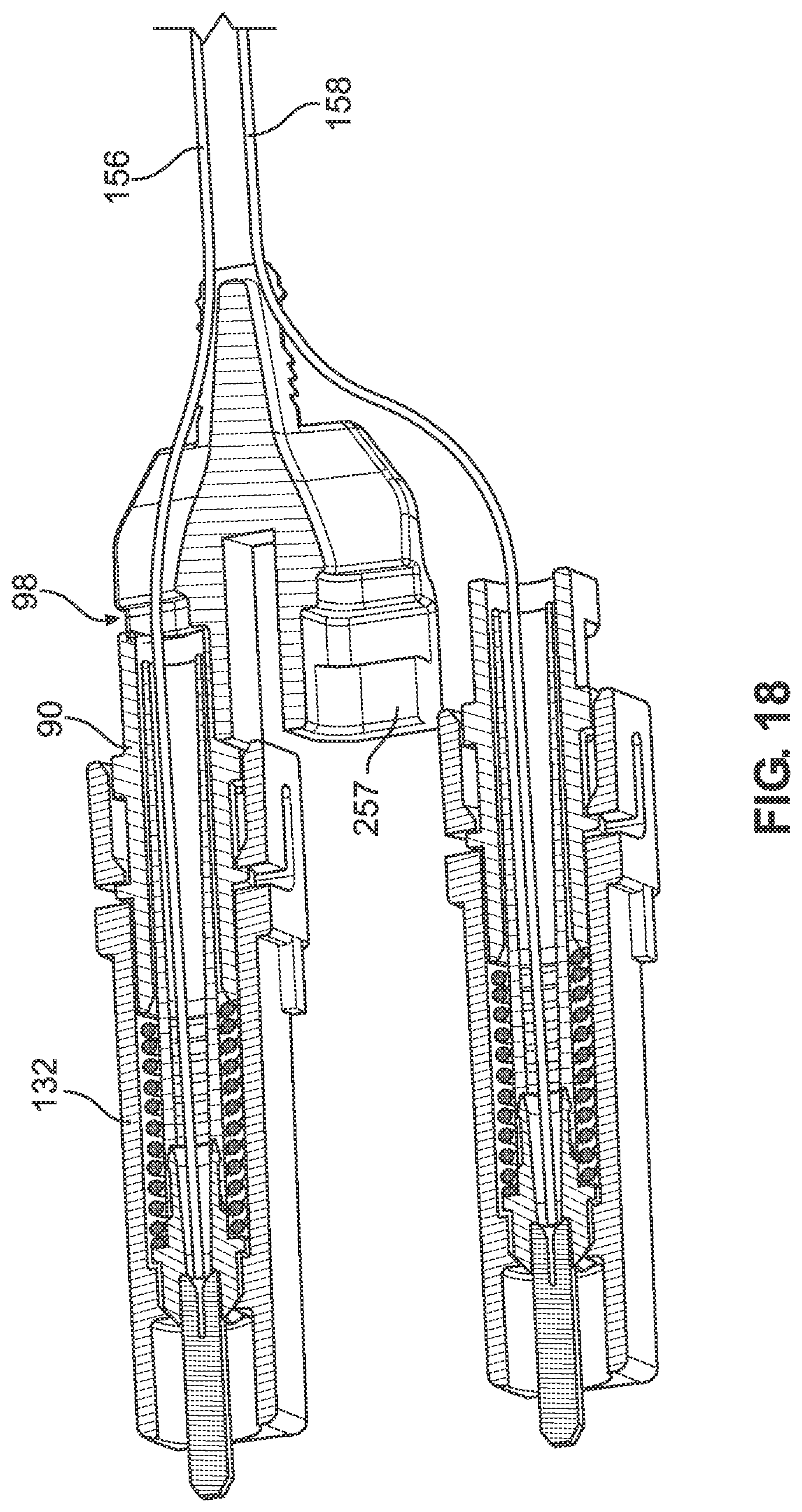 Patent US12345925 Figure 17 – Telecommunications connector with latch release mechanism