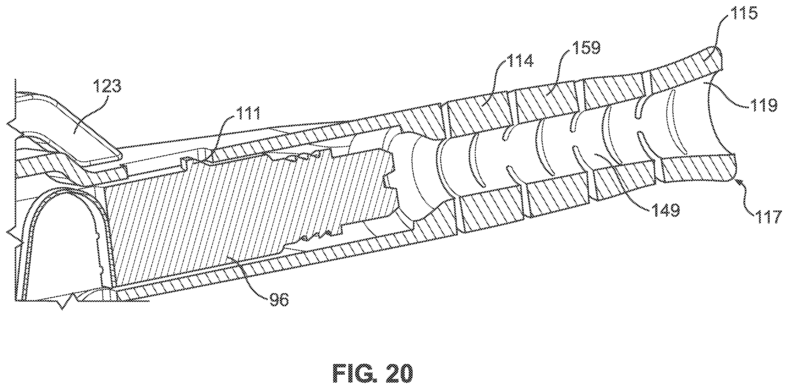 Patent US12345925 Figure 19 – Telecommunications connector with latch release mechanism
