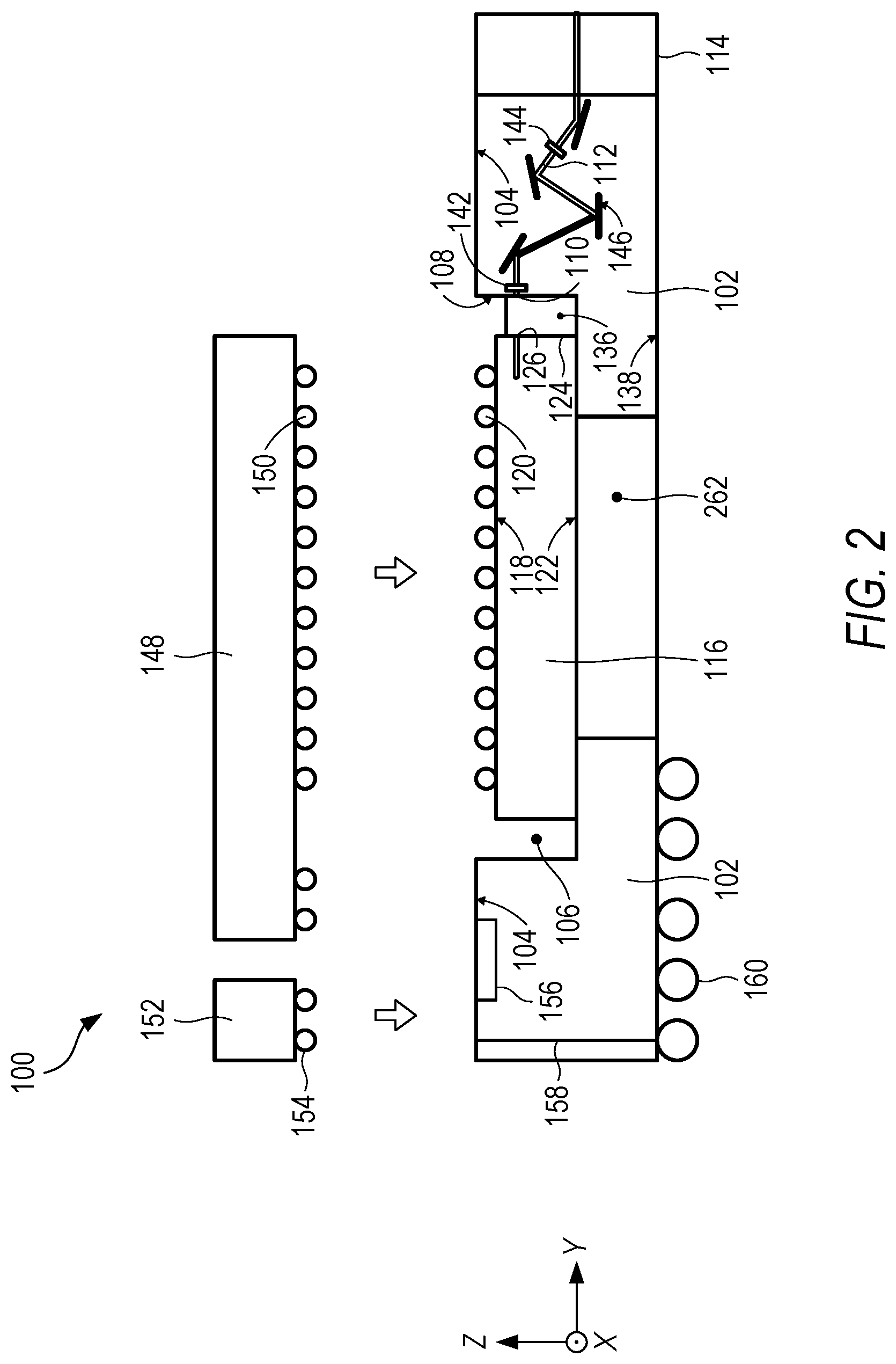 Patent US12345931 Figure 2 – Optical circuit with optical port in sidewall