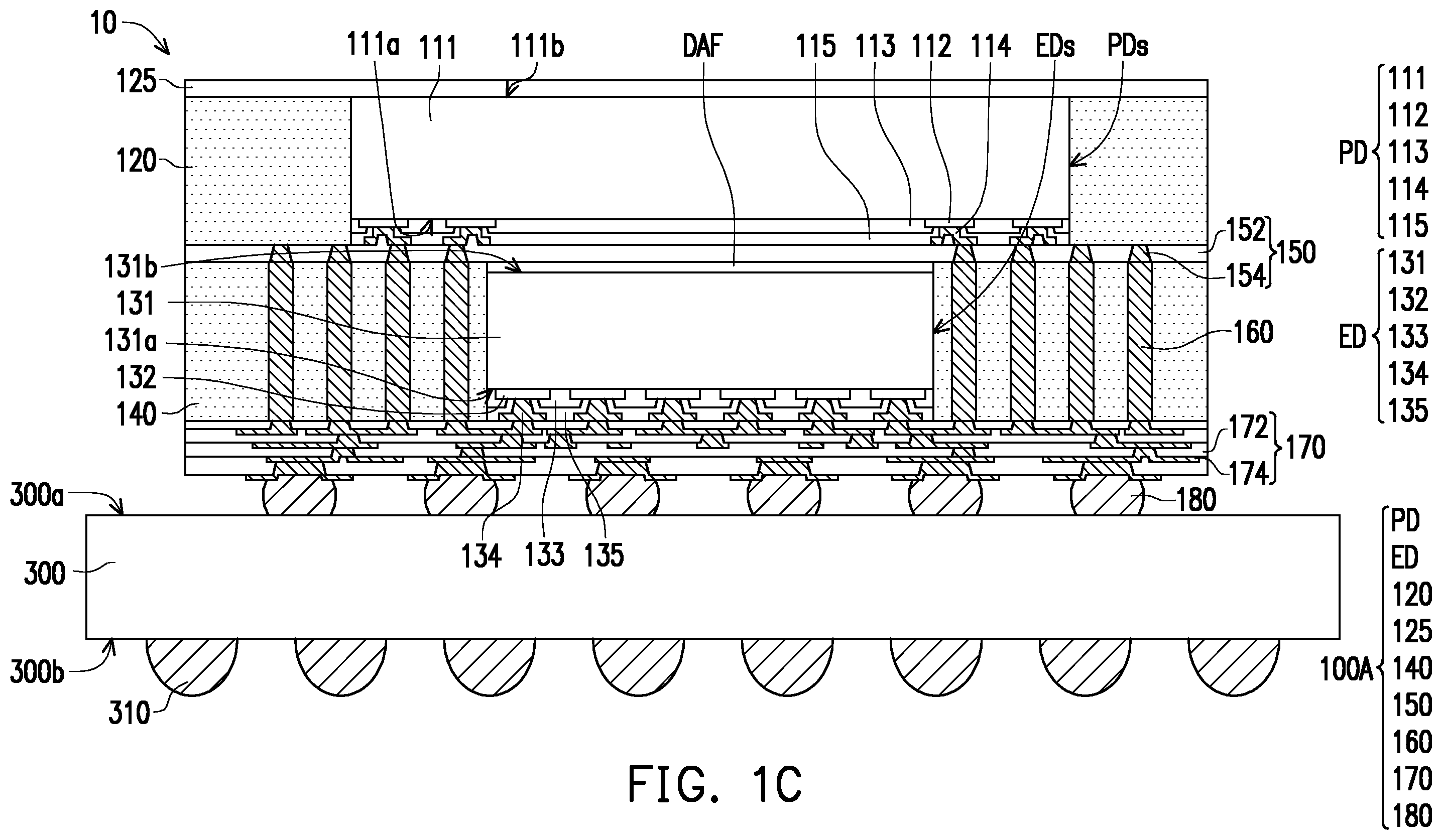 Patent US12345935 Figure 3 – Package assembly and manufacturing method thereof