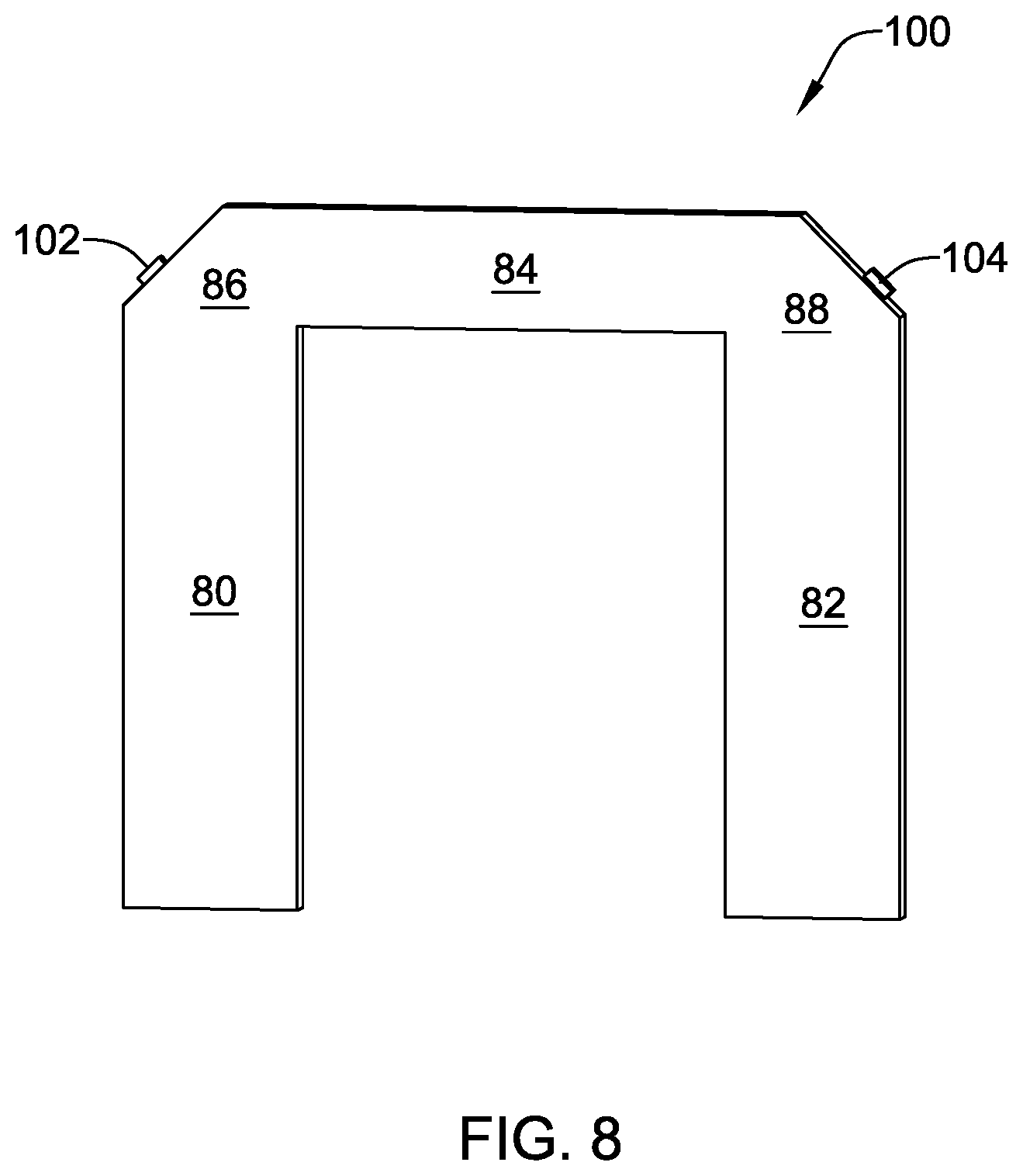Patent US12345936 Figure 8 – Building control device with a light guide configured for uniformly illuminating a graphical symbol that is visible to a user of the building control device