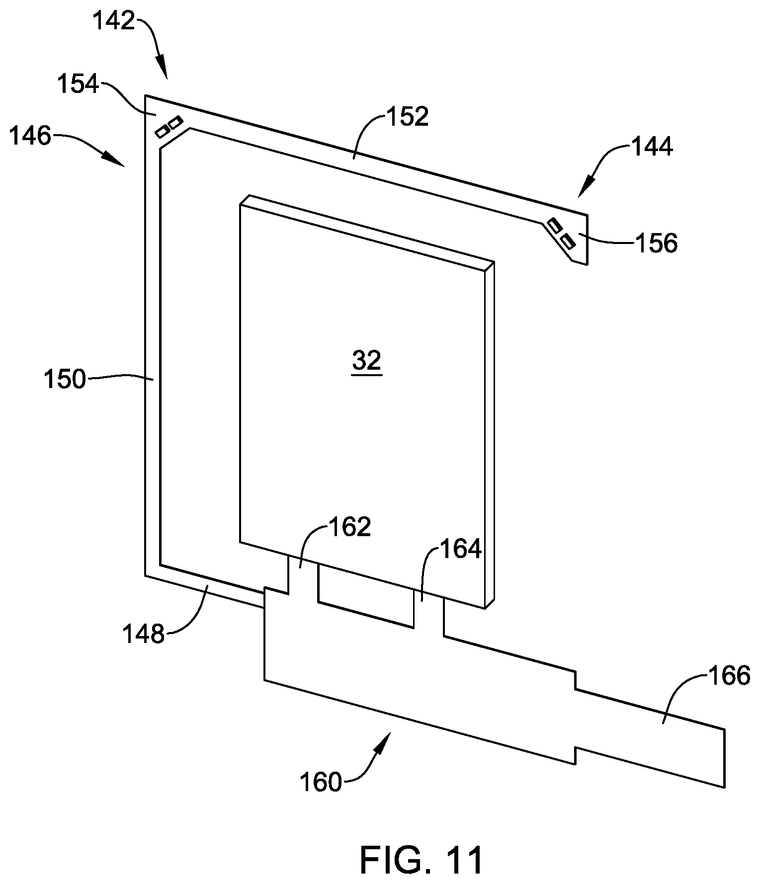 Patent US12345936 Figure 11 – Building control device with a light guide configured for uniformly illuminating a graphical symbol that is visible to a user of the building control device