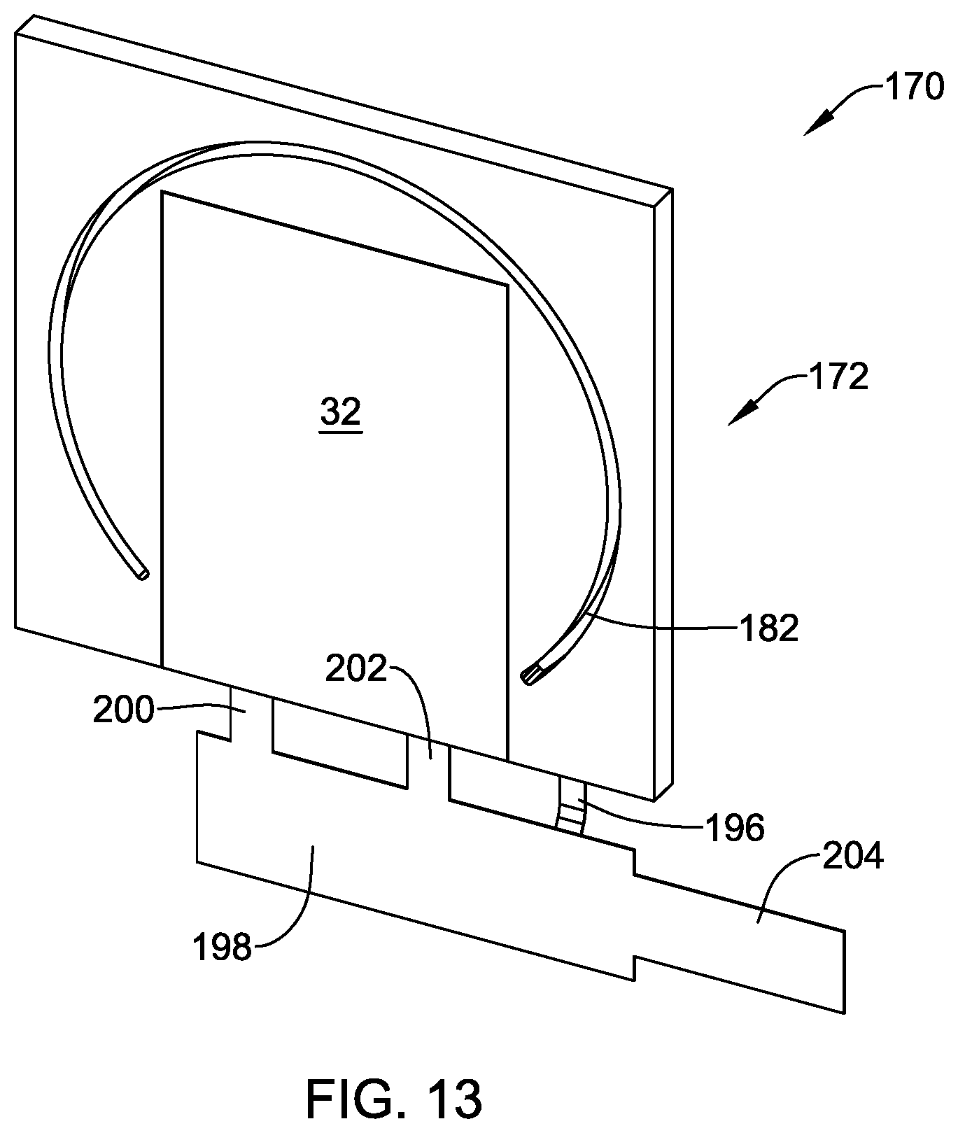 Patent US12345936 Figure 13 – Building control device with a light guide configured for uniformly illuminating a graphical symbol that is visible to a user of the building control device