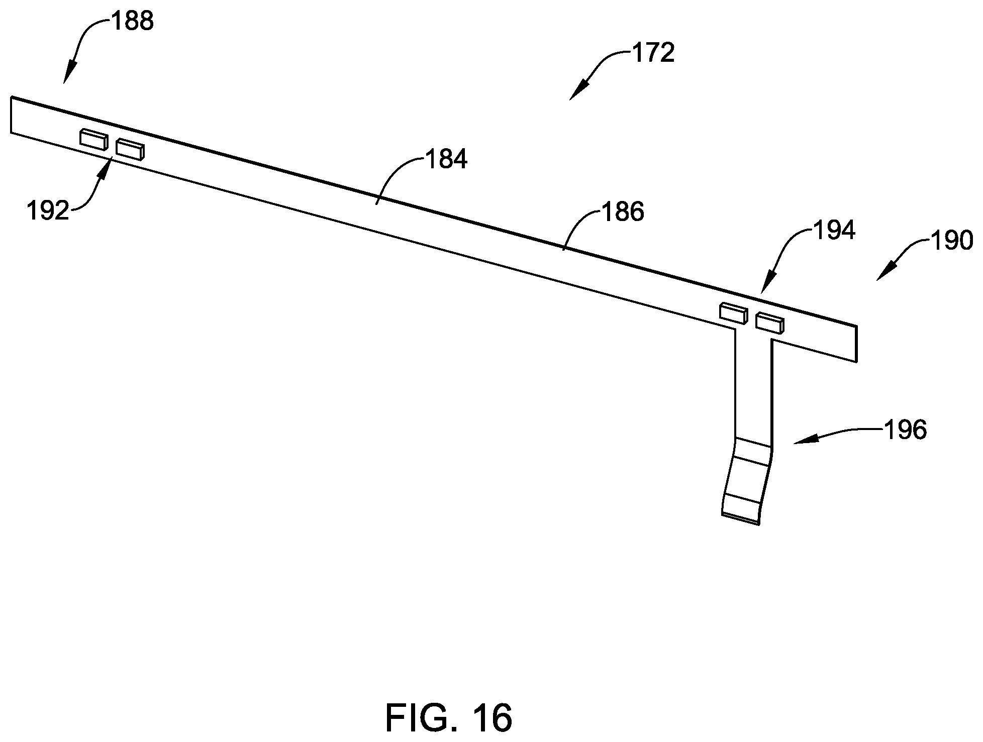 Patent US12345936 Figure 16 – Building control device with a light guide configured for uniformly illuminating a graphical symbol that is visible to a user of the building control device