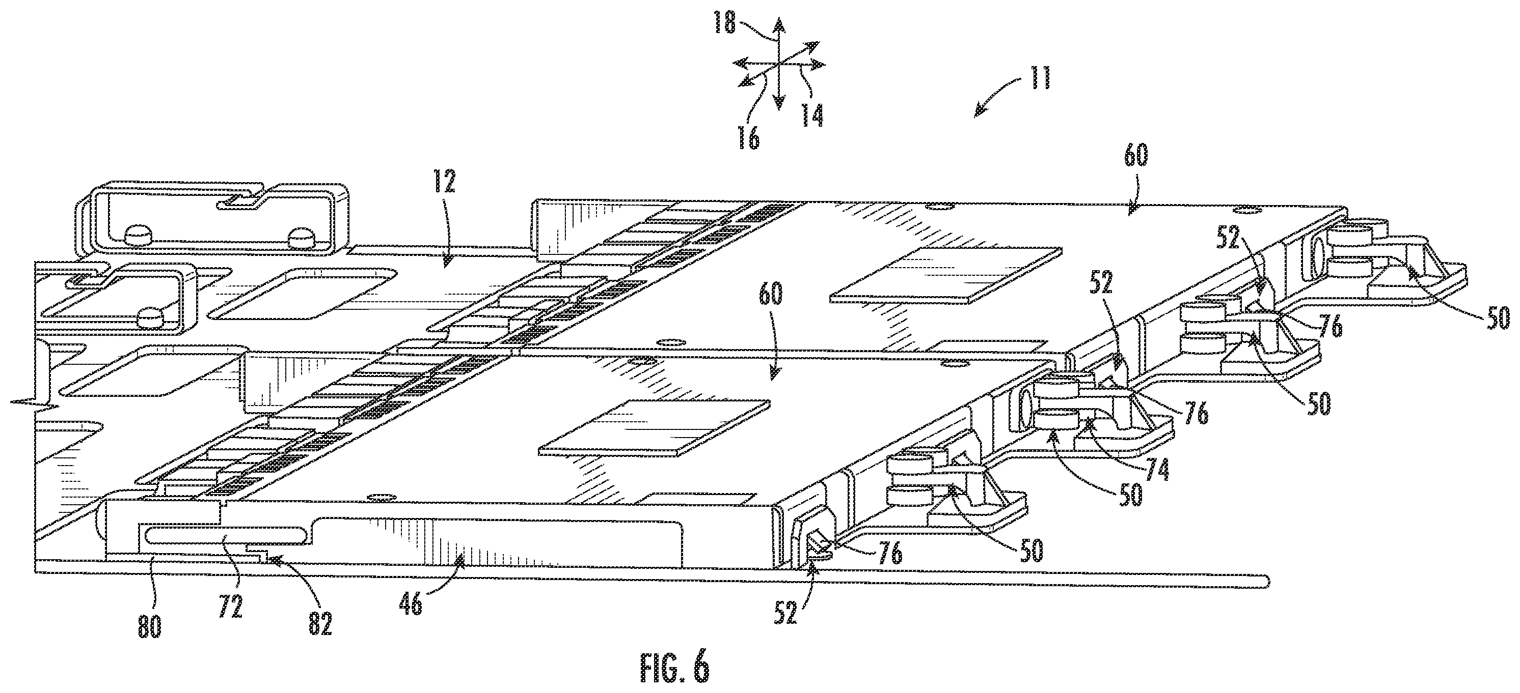 Patent US12345938 Figure 6 – Fiber optic tray systems