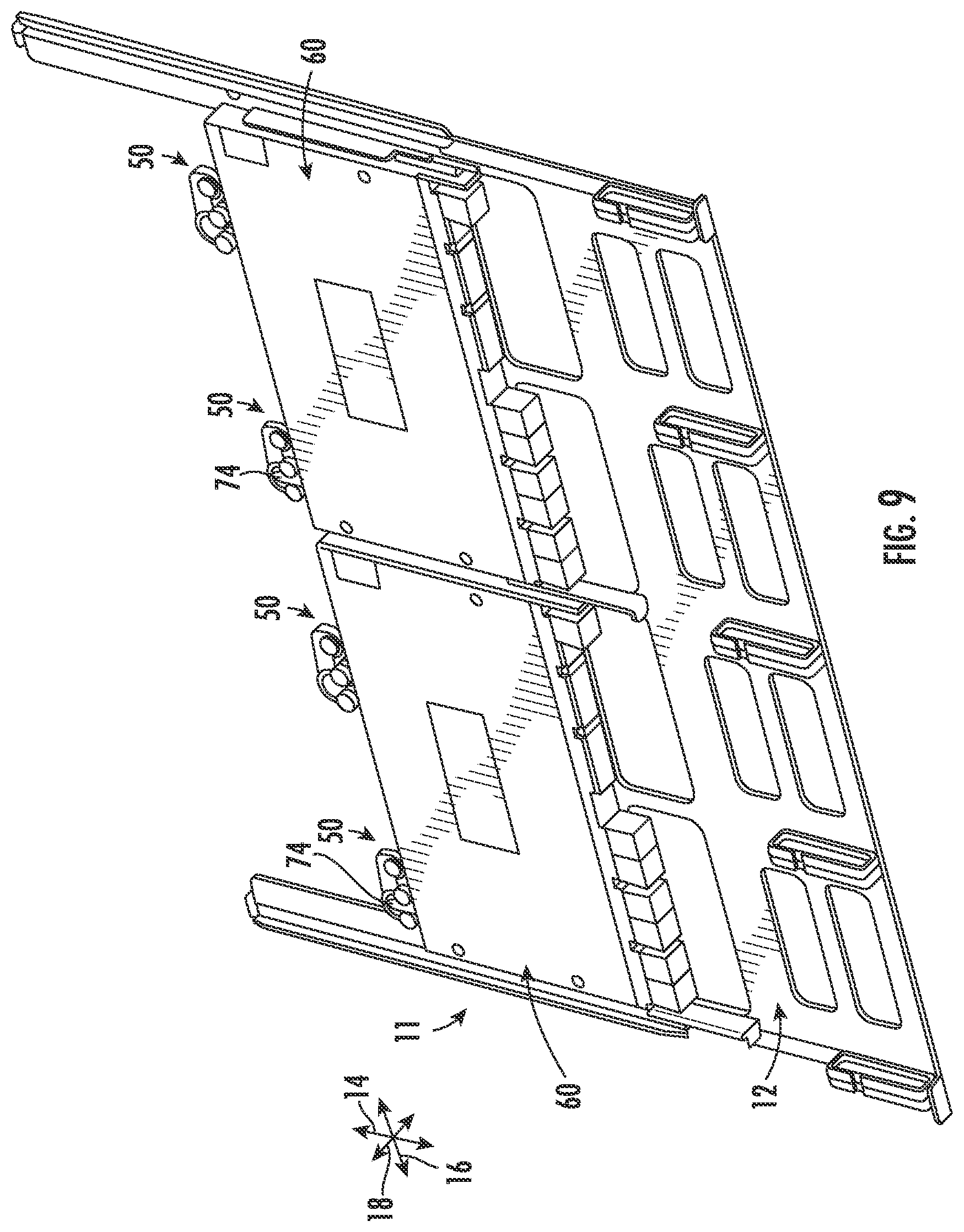 Patent US12345938 Figure 9 – Fiber optic tray systems