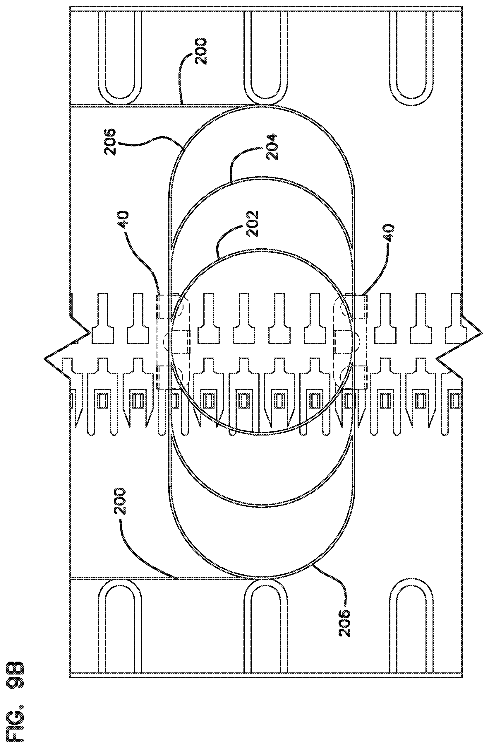 Patent US12345939 Figure 10 – Fiber optic cable storage devices, systems and methods with mounted components and fiber loop management