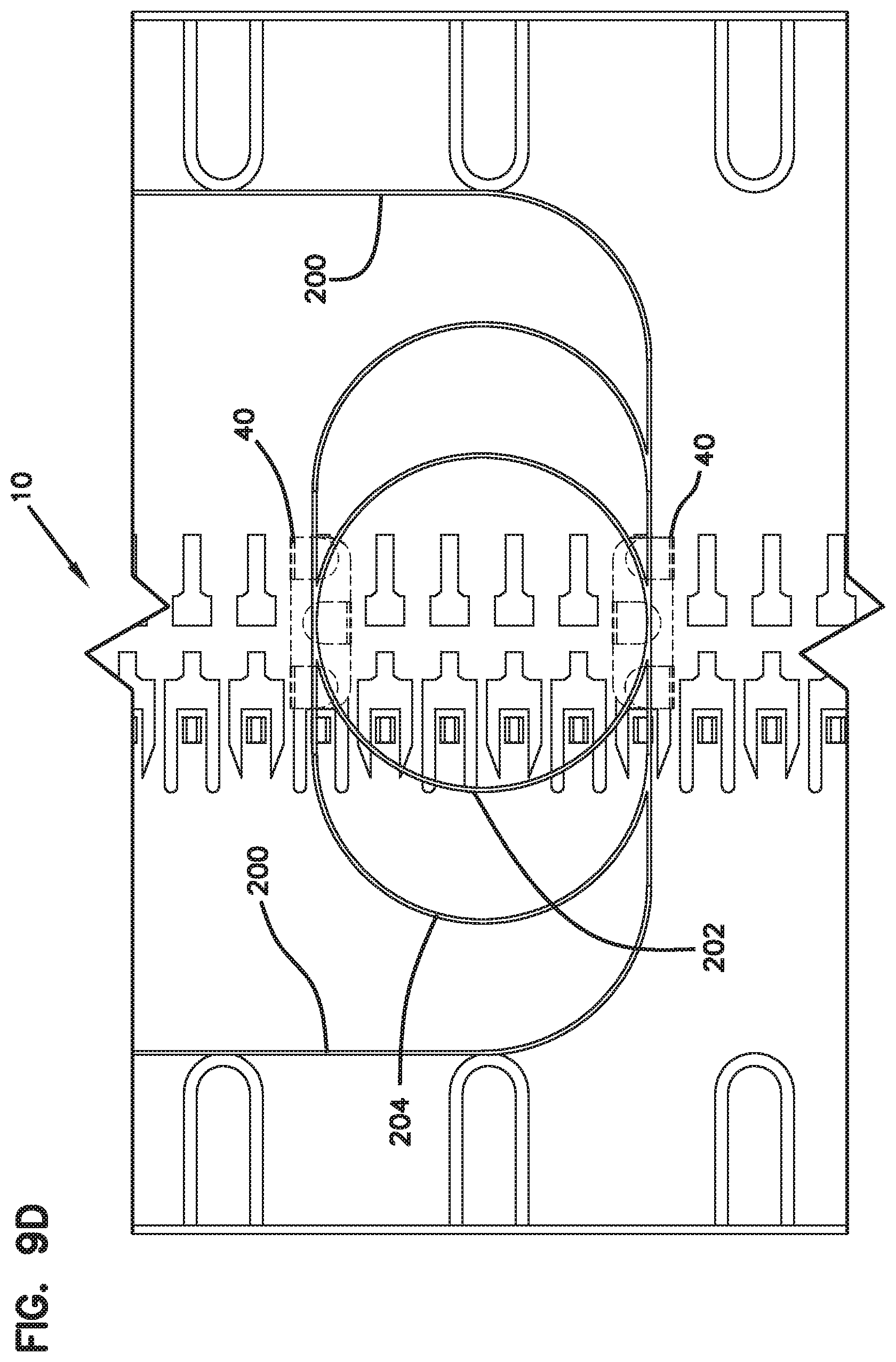 Patent US12345939 Figure 12 – Fiber optic cable storage devices, systems and methods with mounted components and fiber loop management