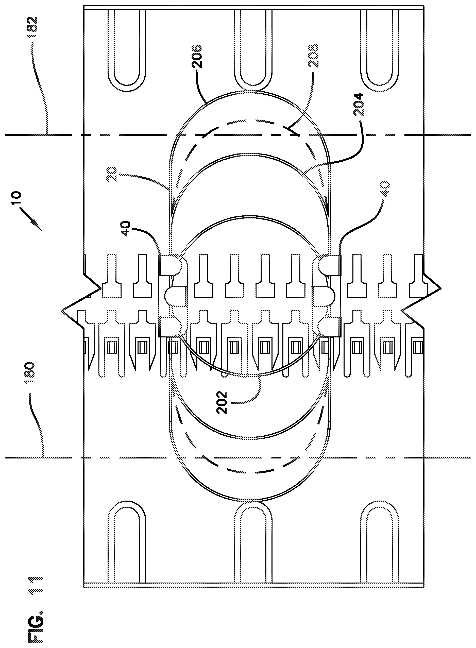 Patent US12345939 Figure 14 – Fiber optic cable storage devices, systems and methods with mounted components and fiber loop management