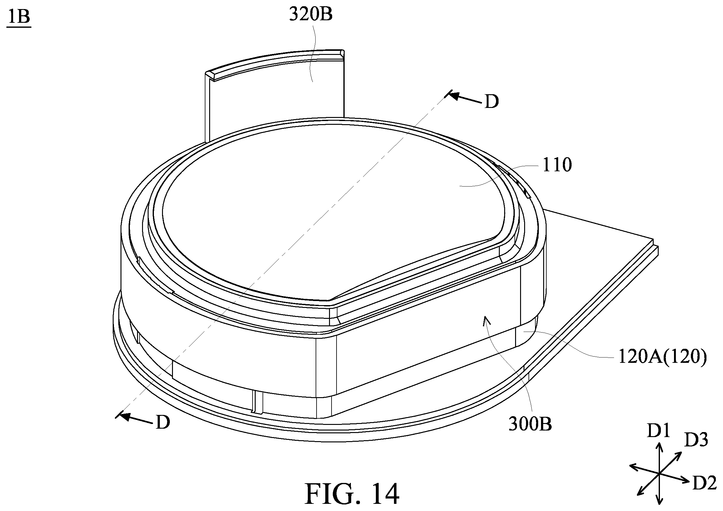 Patent US12345942 Figure 14 – Optical adjustment mechanism of wearable device