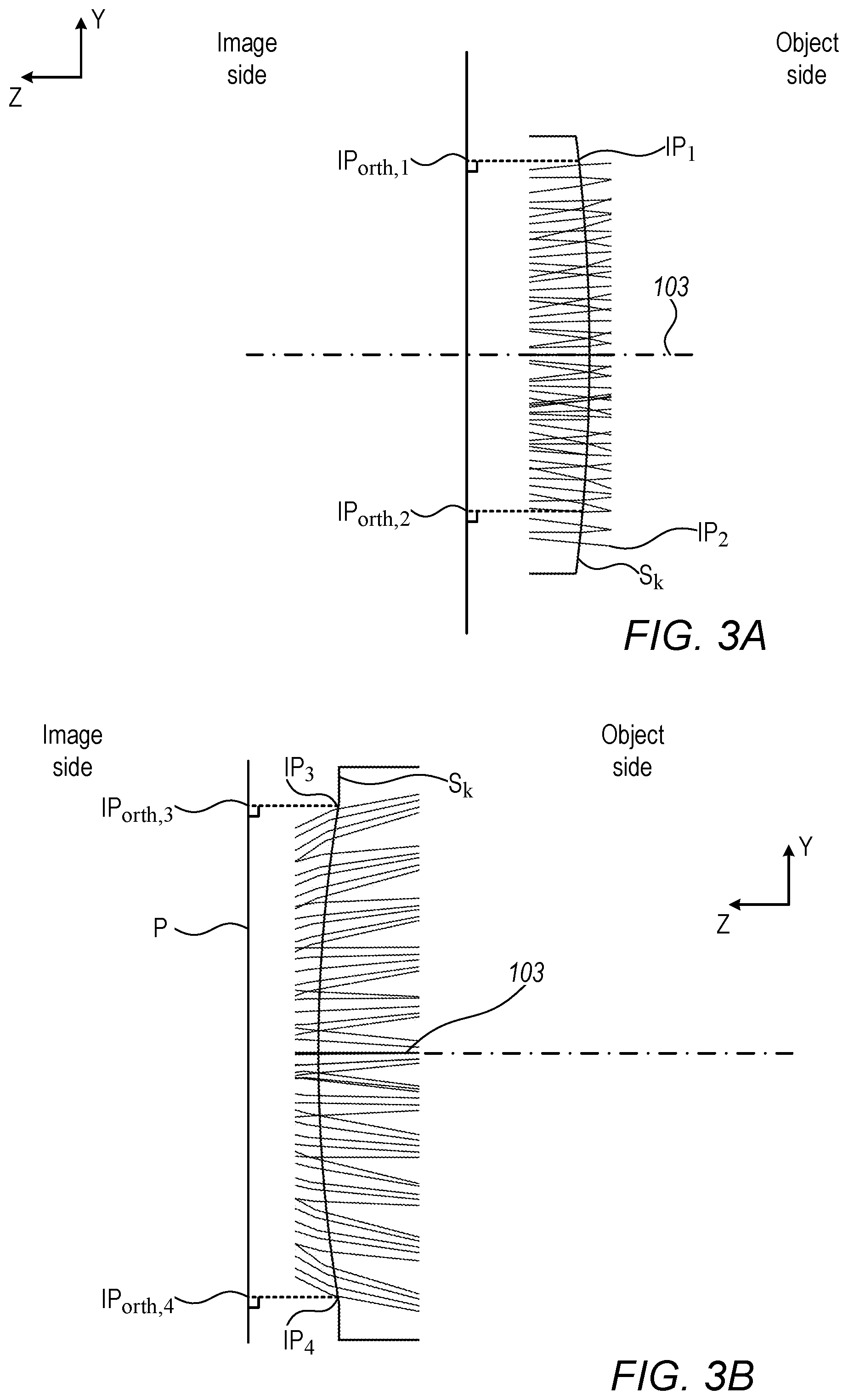 Patent US12345943 Figure 5 – Folded camera lens designs