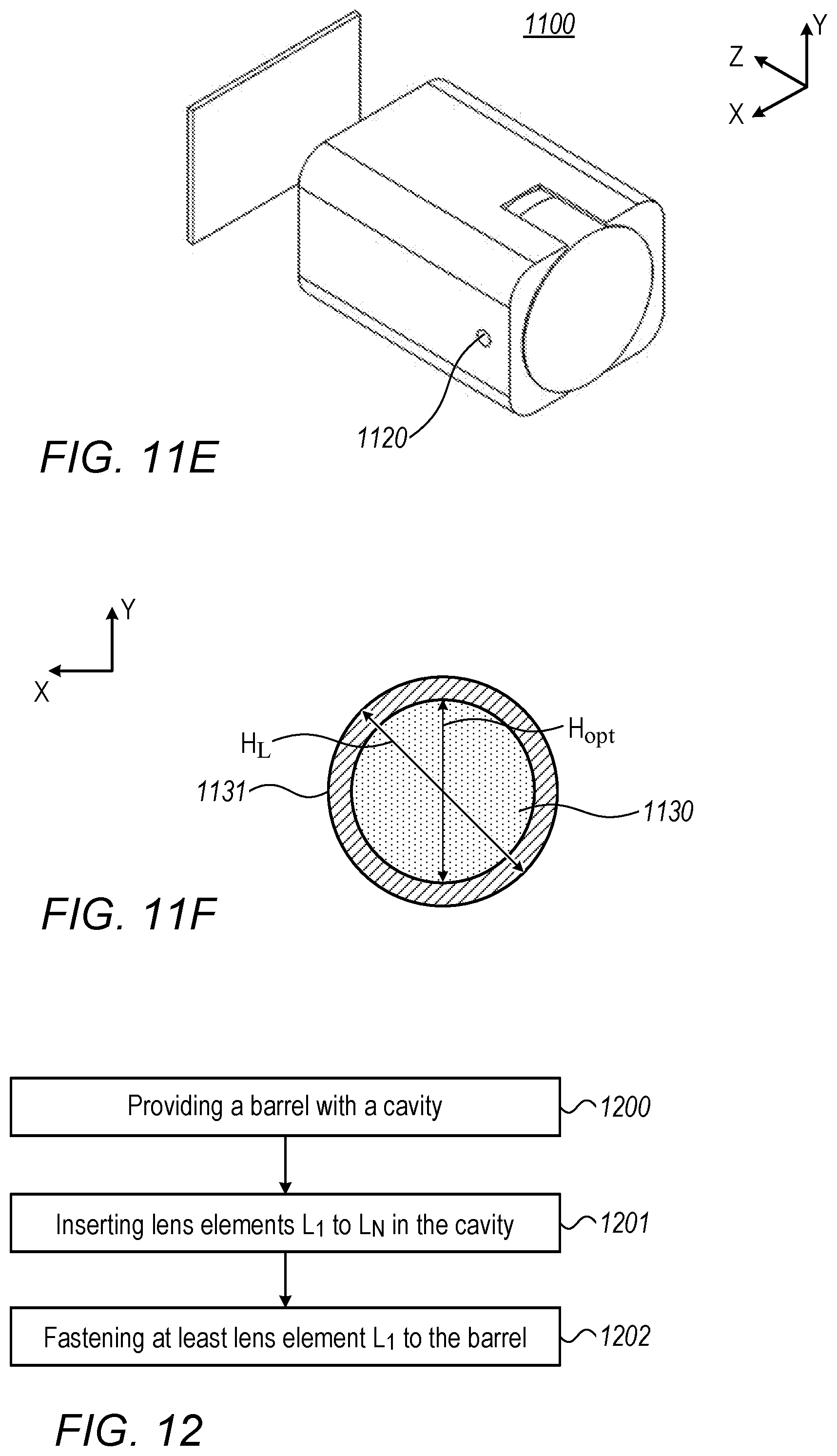 Patent US12345943 Figure 12 – Folded camera lens designs