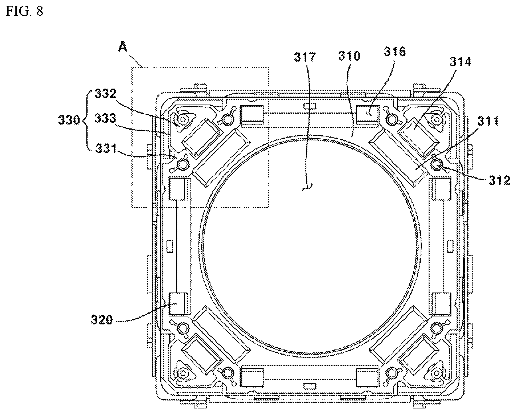 Patent US12345944 Figure 5 – Lens driving device