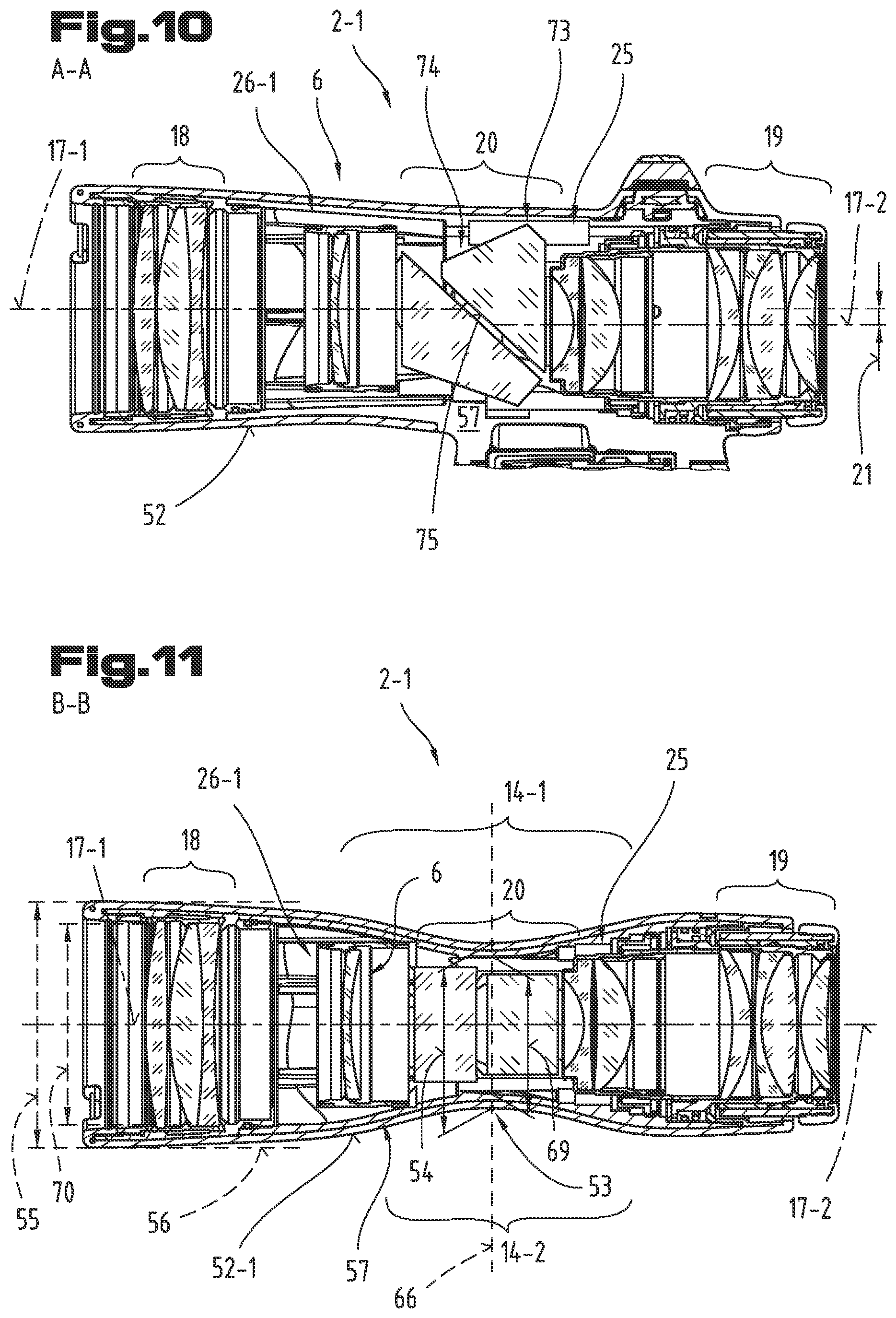 Patent US12345946 Figure 6 – Binocular focusing device and rotational limit