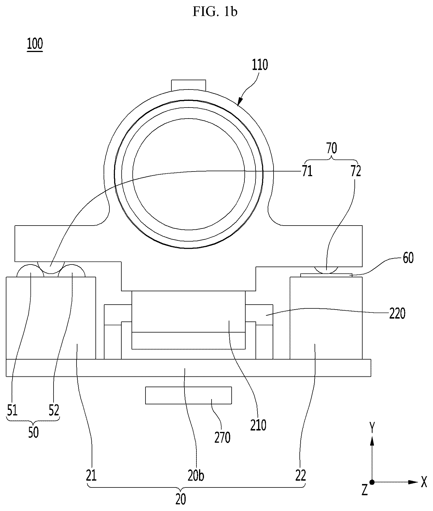 Patent US12345948 Figure 2 – Camera actuator and camera module including the same