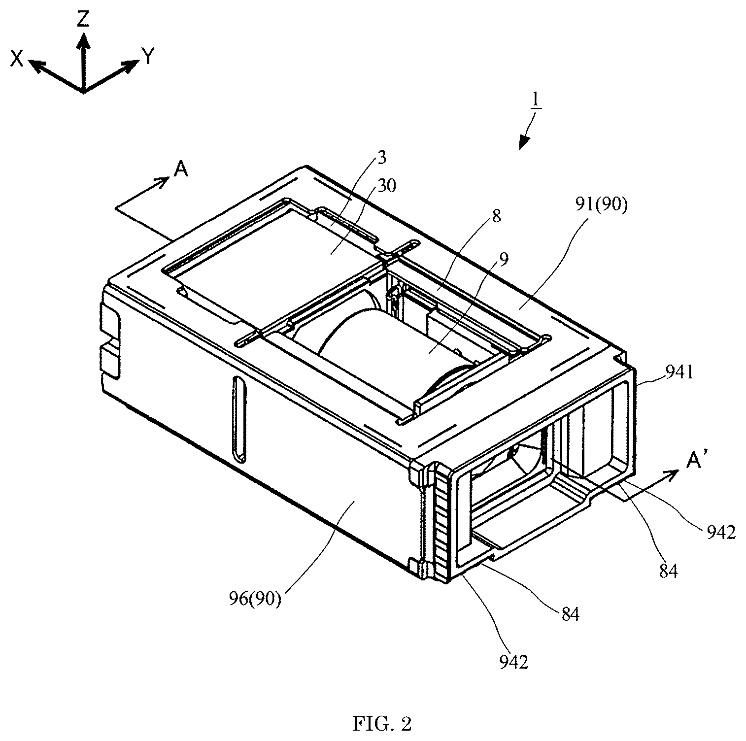 Patent US12345950 Figure 2 – Optical element driving device, camera device and electronic apparatus