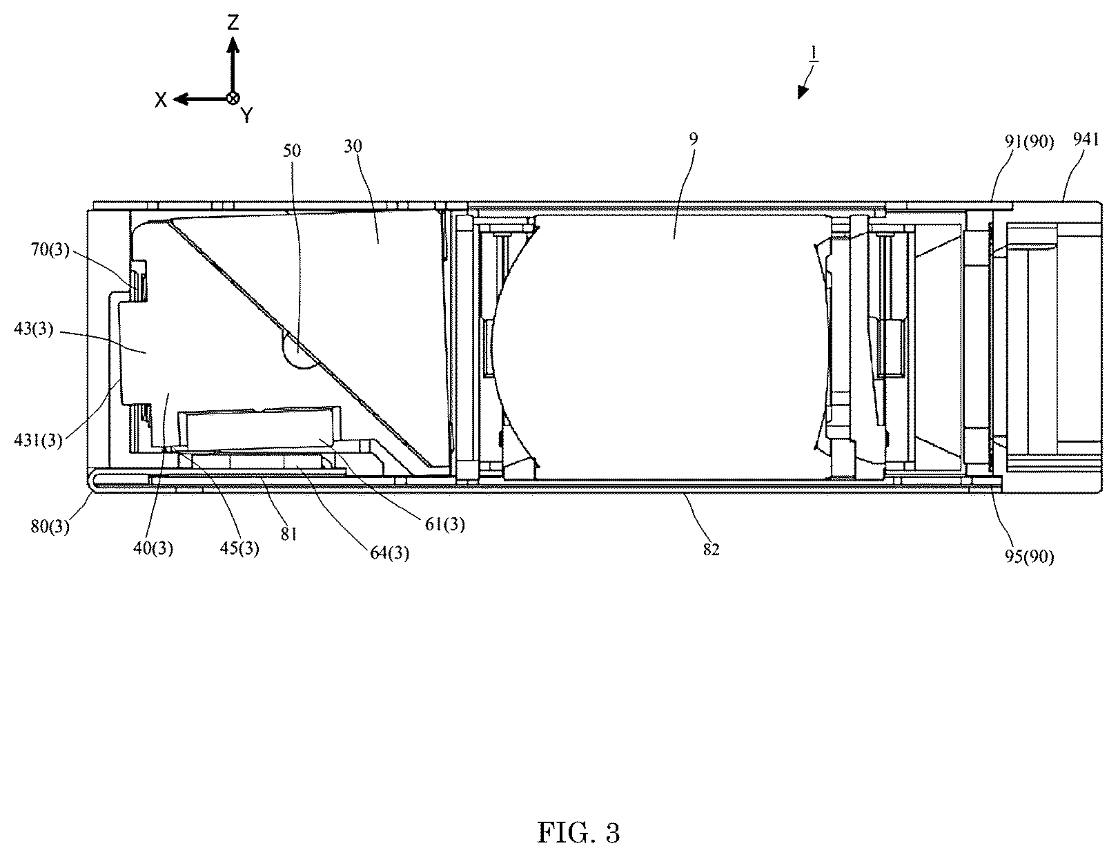 Patent US12345950 Figure 3 – Optical element driving device, camera device and electronic apparatus