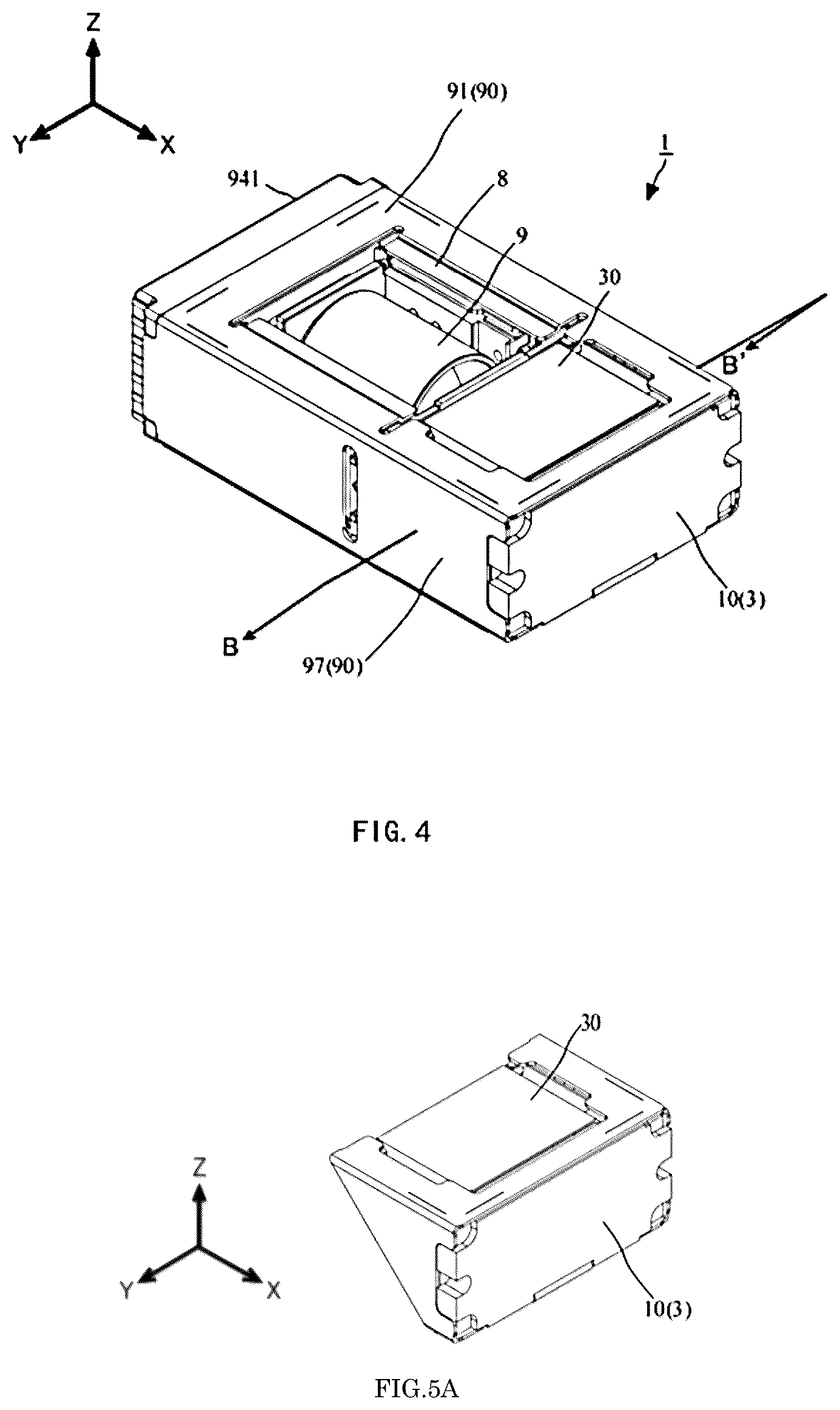 Patent US12345950 Figure 4 – Optical element driving device, camera device and electronic apparatus