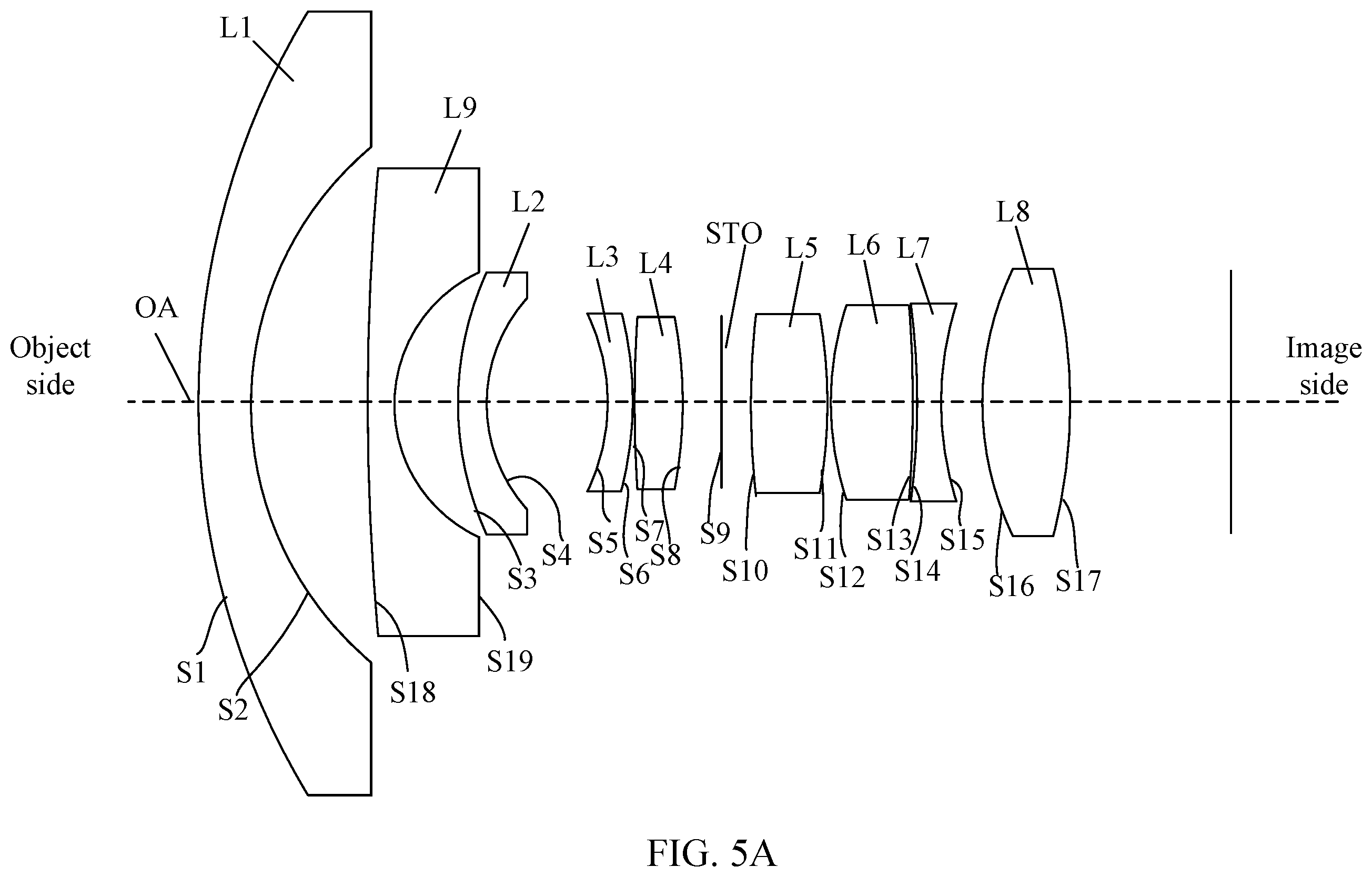 Patent US12345951 Figure 11 – Wide-angle lens assembly