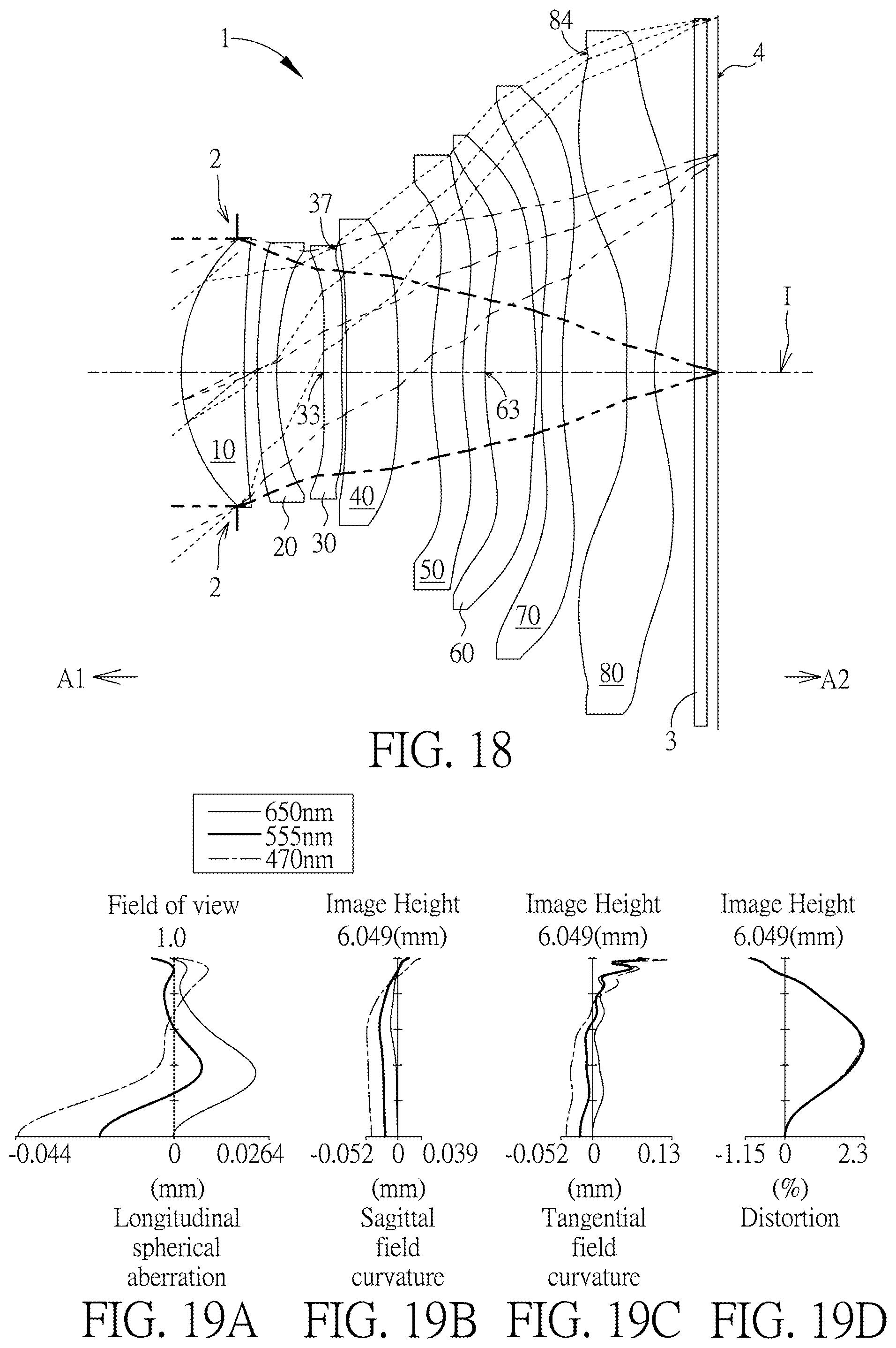 Patent US12345952 Figure 9 – Optical imaging lens