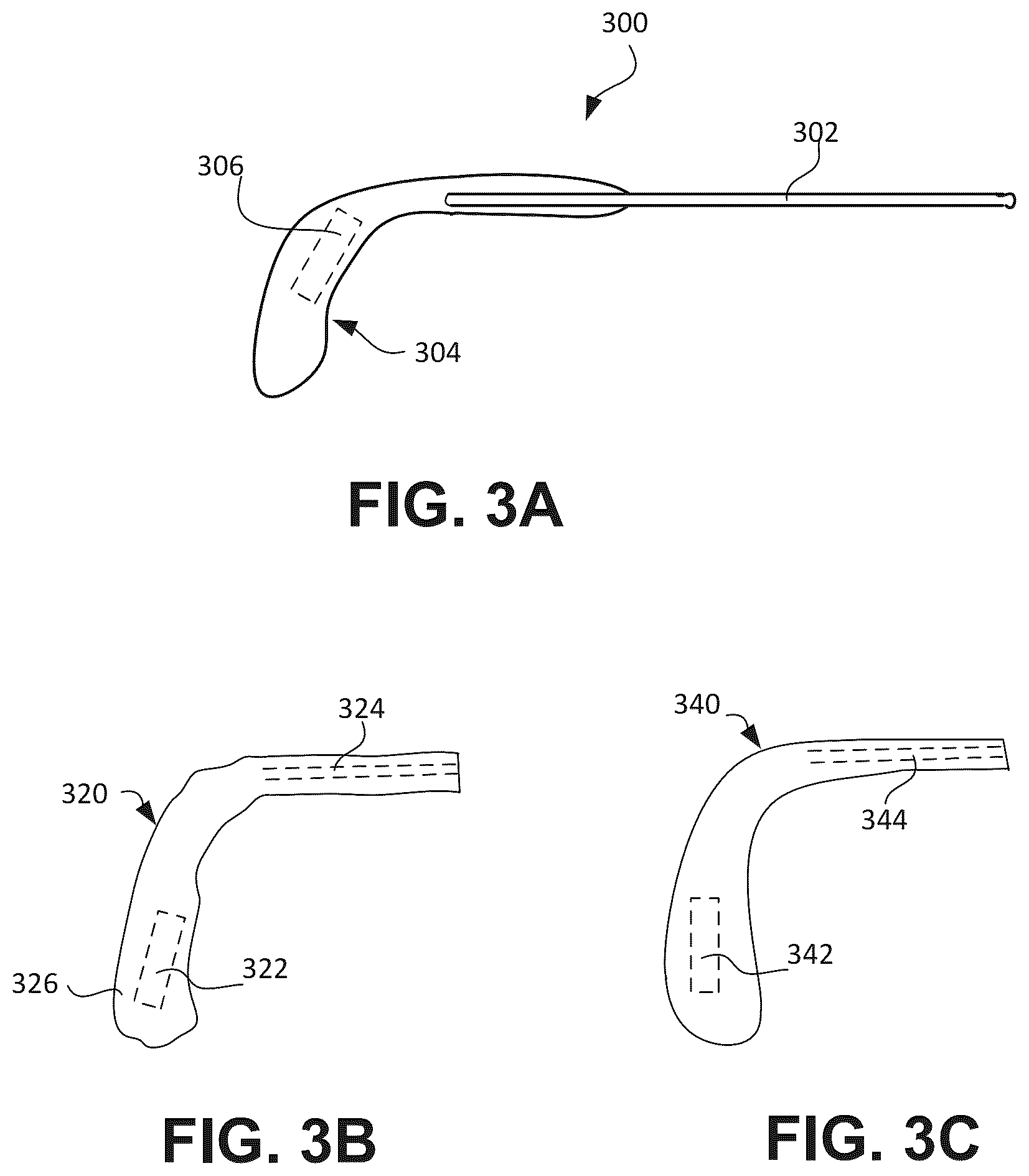 Patent US12345955 Figure 3 – Head-worn eyewear structure with internal fan