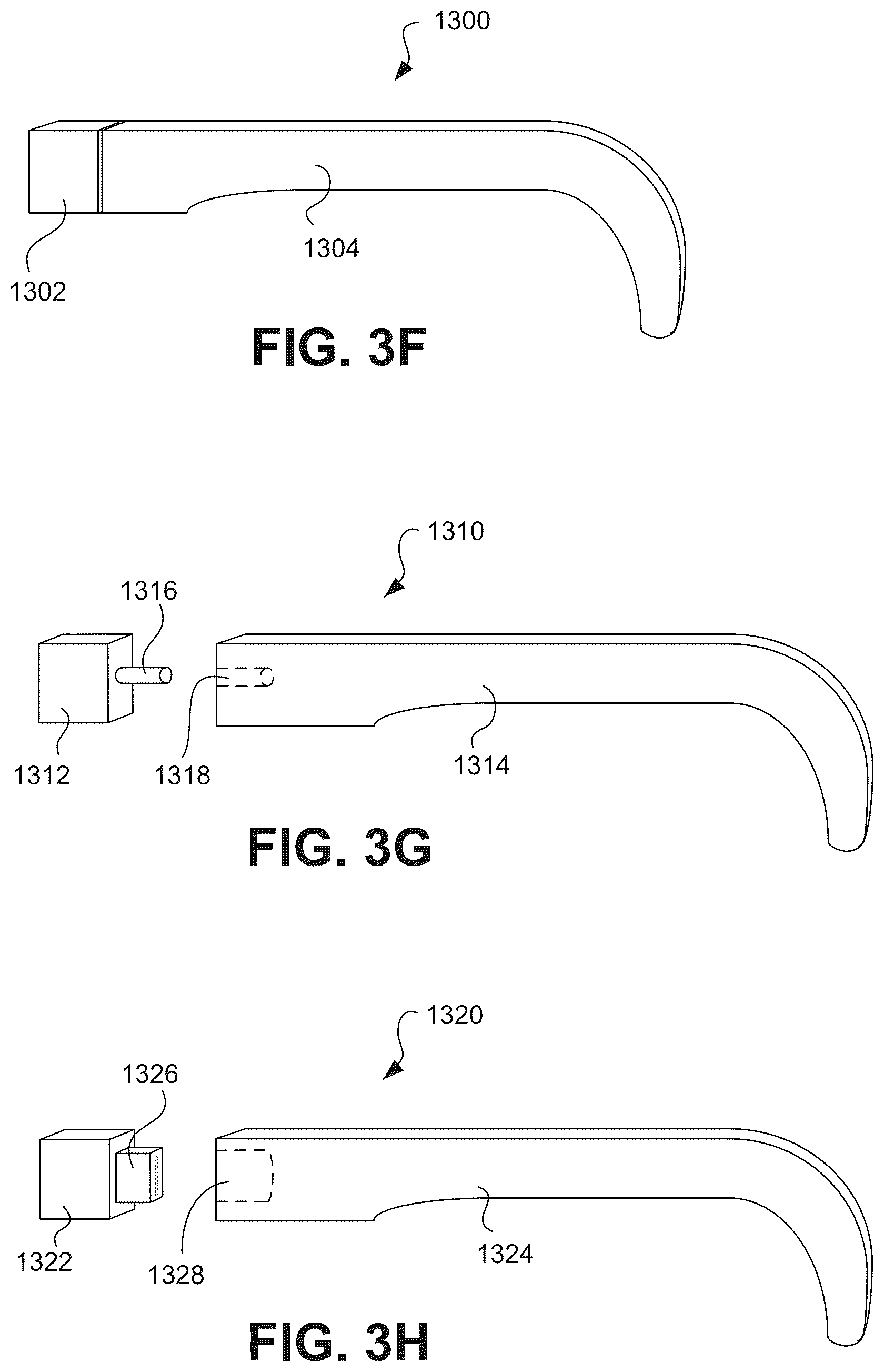 Patent US12345955 Figure 5 – Head-worn eyewear structure with internal fan