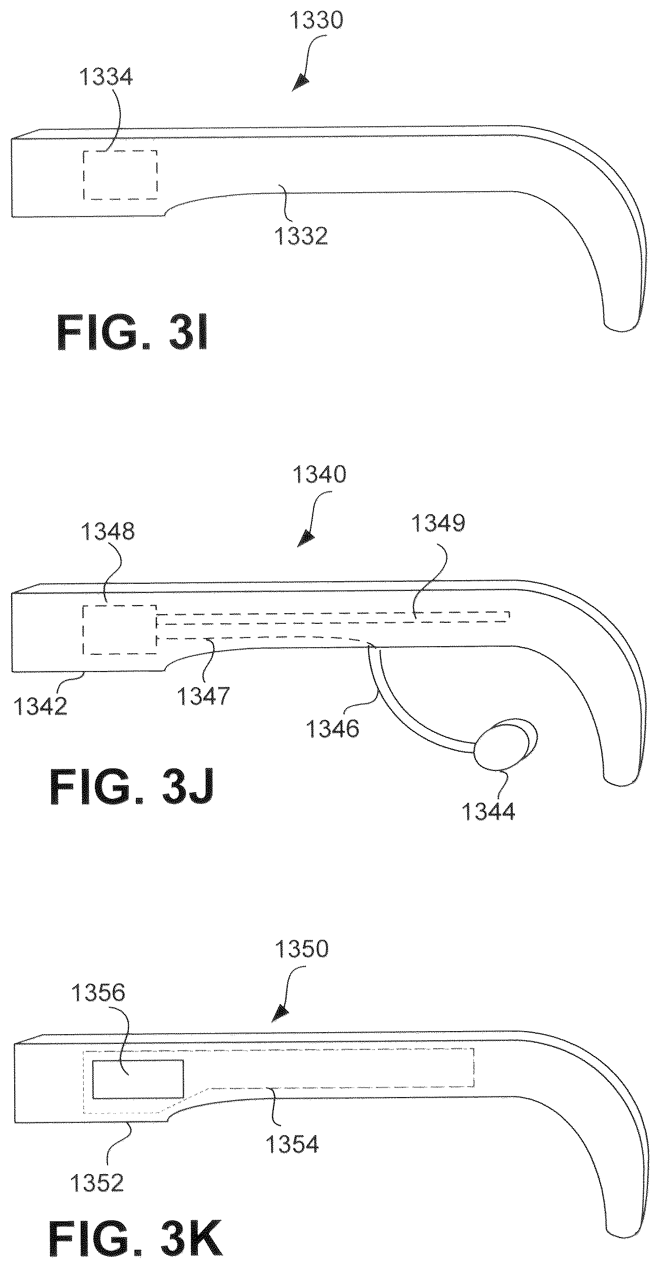 Patent US12345955 Figure 6 – Head-worn eyewear structure with internal fan