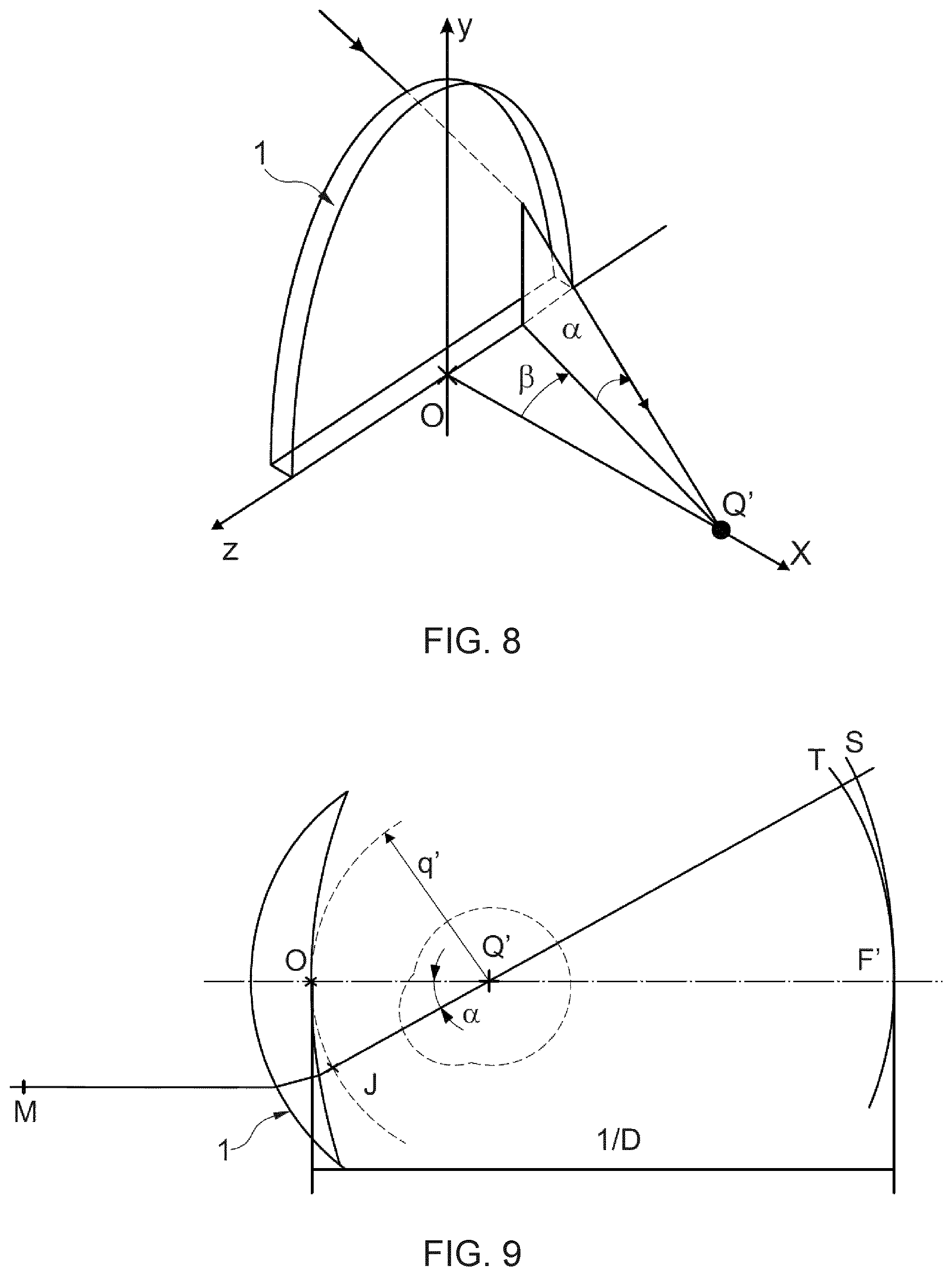 Patent US12345957 Figure 6 – Position variations of the lenses of an eyewear equipment